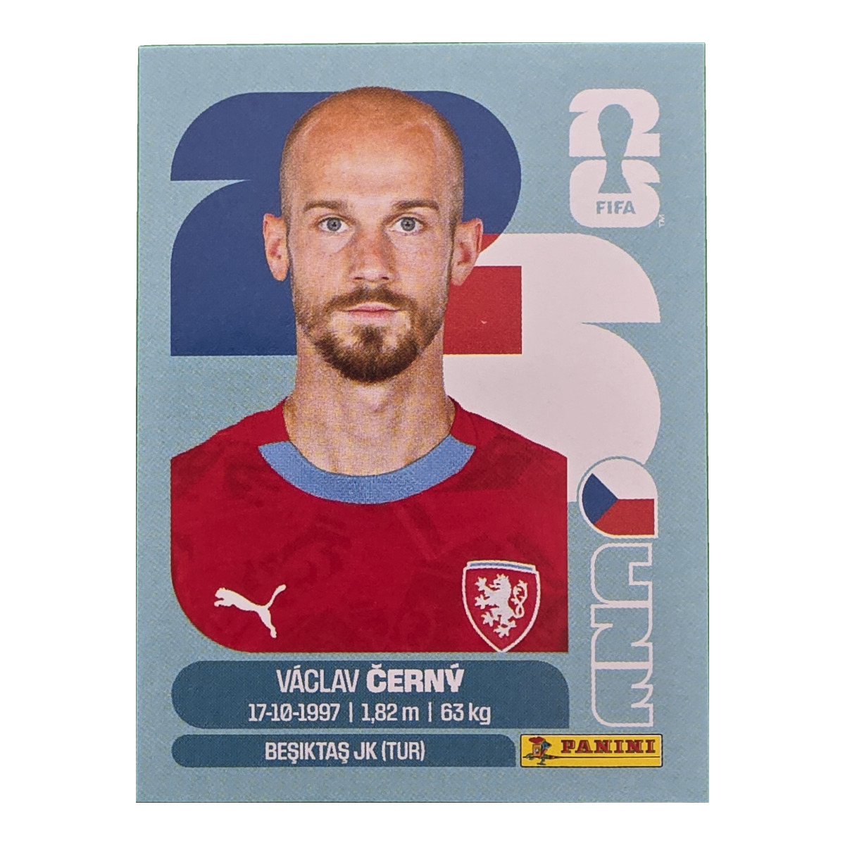 Vacilav Cerny - Tschechische Republik, FIFA WM 2026, Nr. CZE18