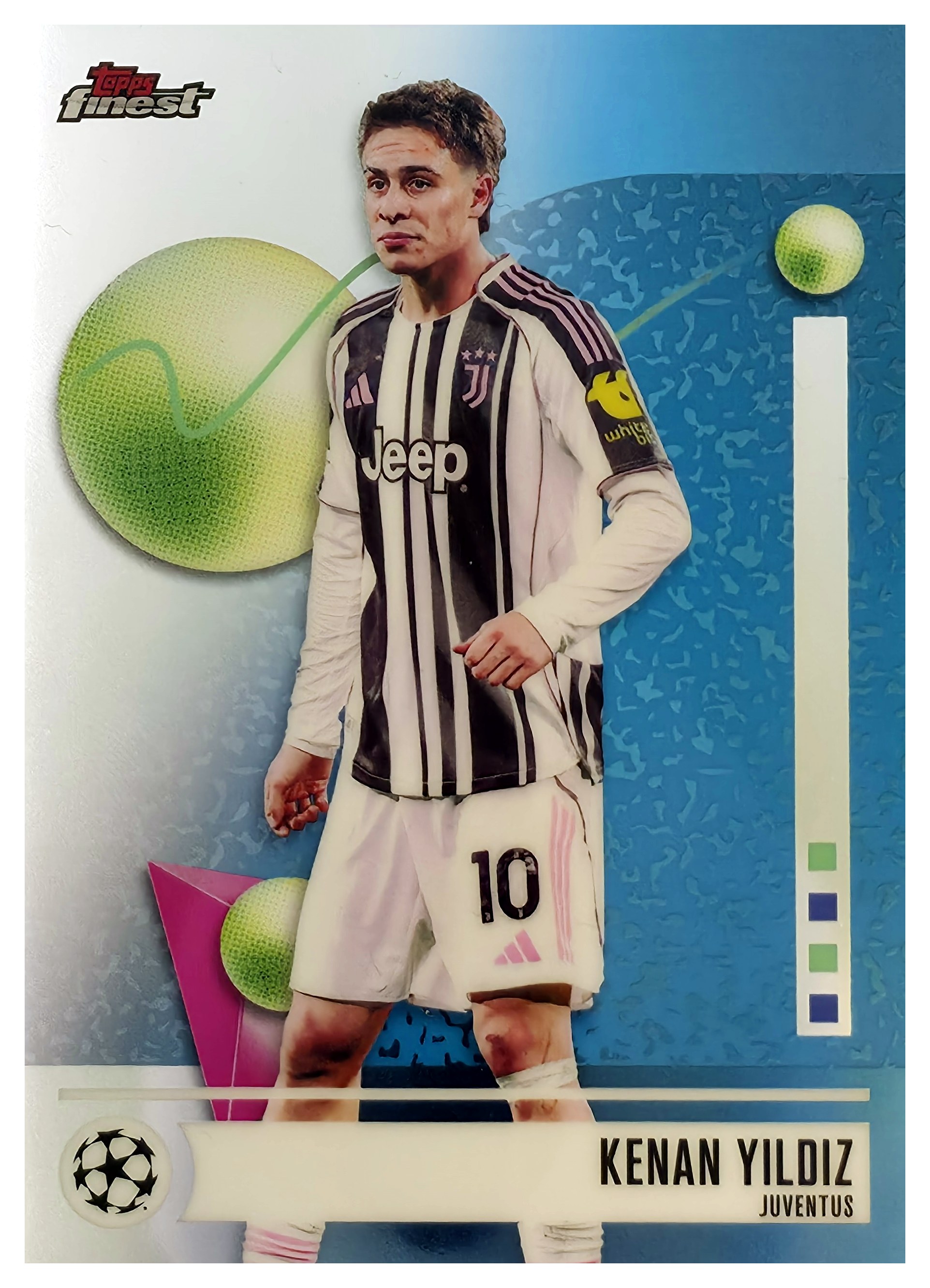 Kenan Yildiz - Topps Finest UEFA Club Competitions Base Set 2025-26, Nr. 160 (Art.-Nr. SG109351)