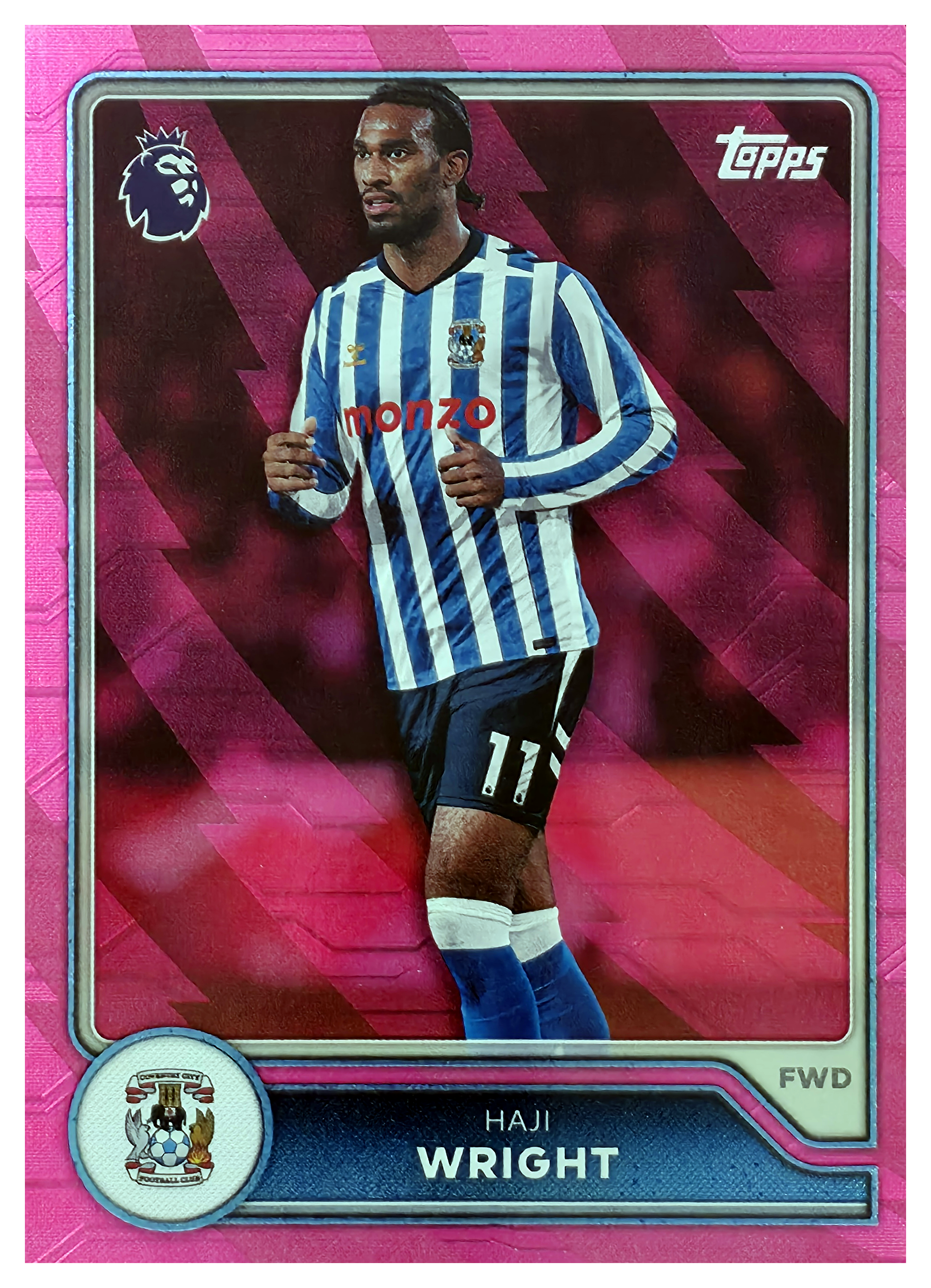 Haji Wright - Topps Flagship Premier League Base Set 2026-27, Nr. 272 – Pink Voltage Parallel (Art.-Nr. SG104784)