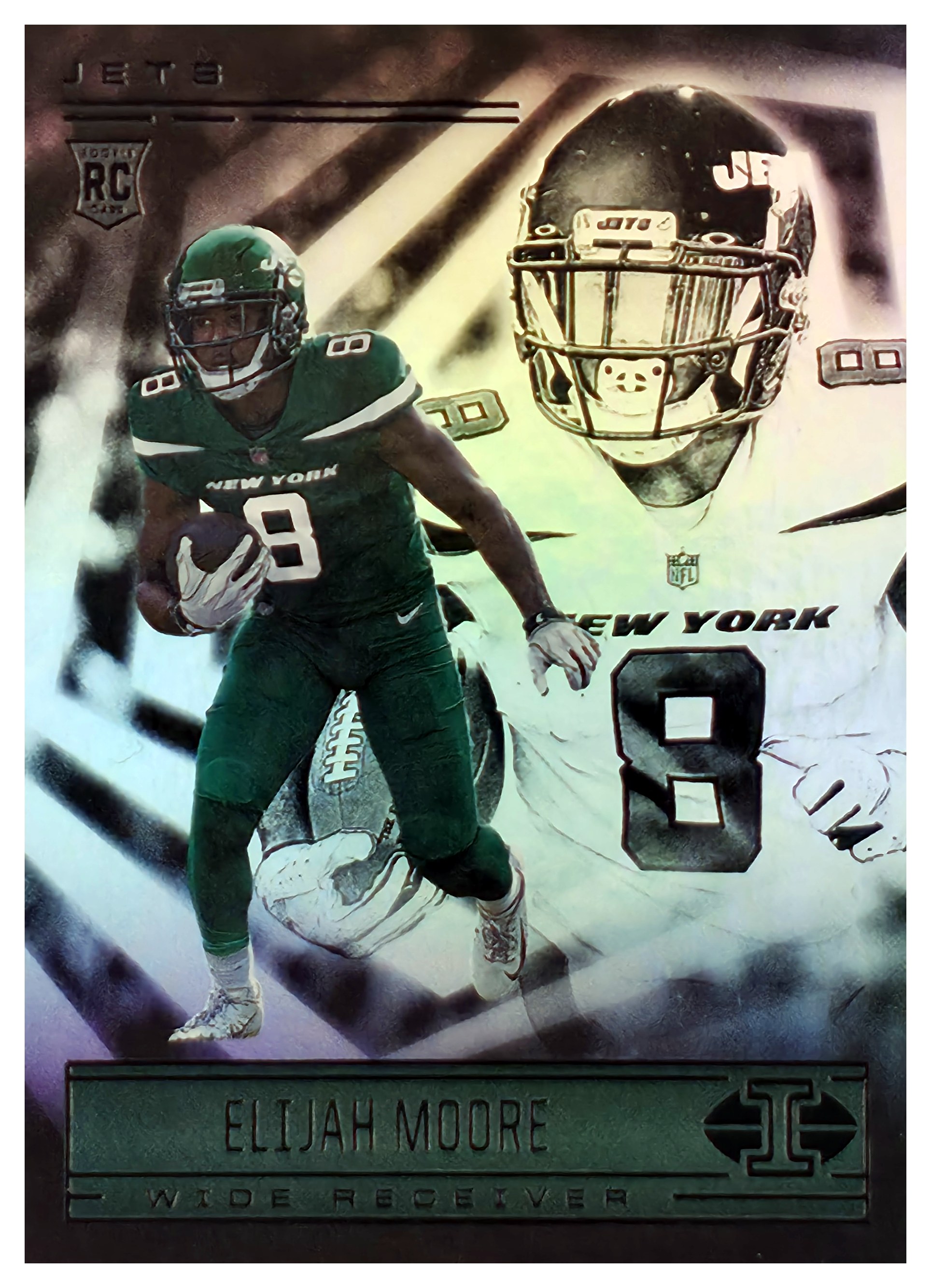 Elijah Moore - Panini Illusions Base Set 2021, Nr. 74 – Rookie Card (Art.-Nr. SG106697)
