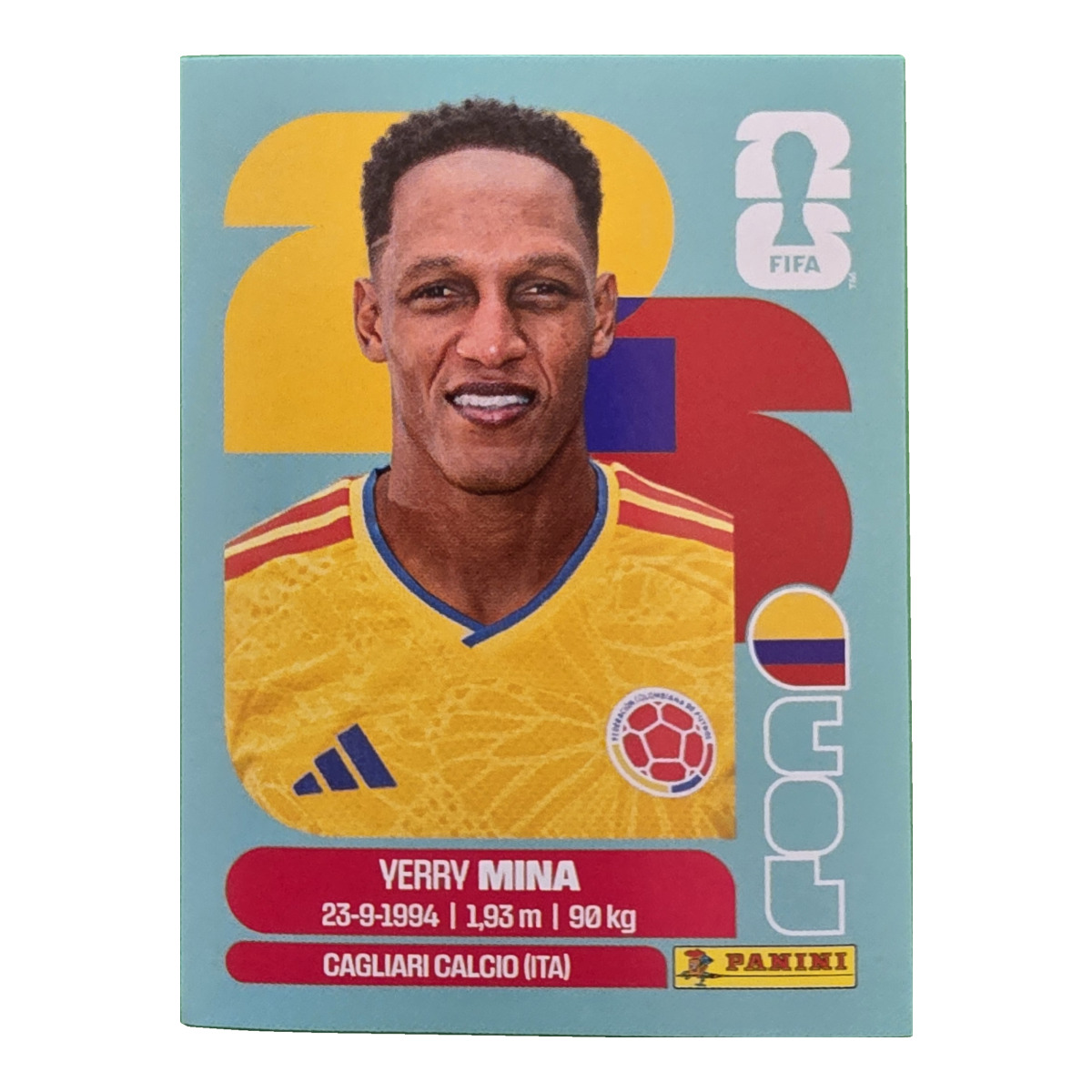 Yerry Mina - Kolumbien, FIFA WM 2026, Nr. COL5