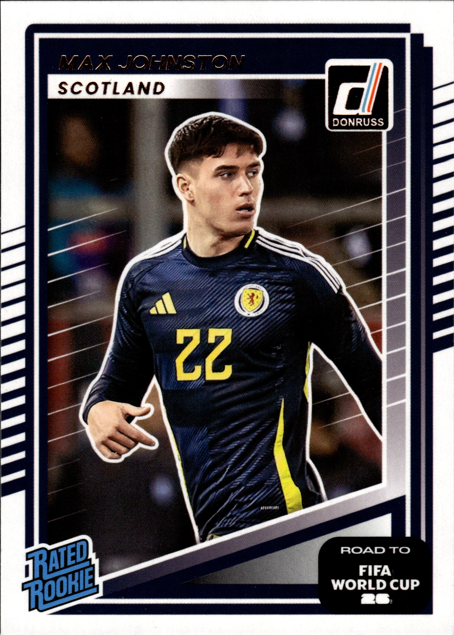 Max Johnston - Panini Donruss FIFA Road to World Cup Rated Rookie 2025-26, Nr. 233 – Rookie Card (Art.-Nr. SG109276)