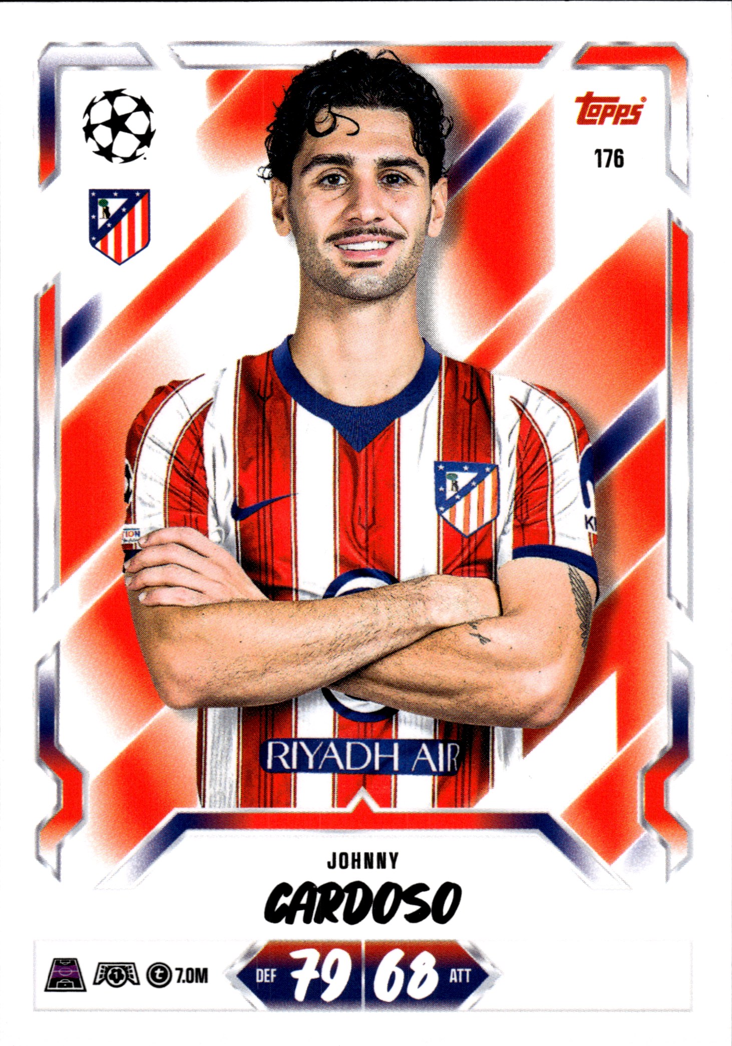 Johnny Cardoso - Topps Match Attax UEFA Club Competitions Base Set 2026-27, Nr. 176 (Art.-Nr. SG107226)