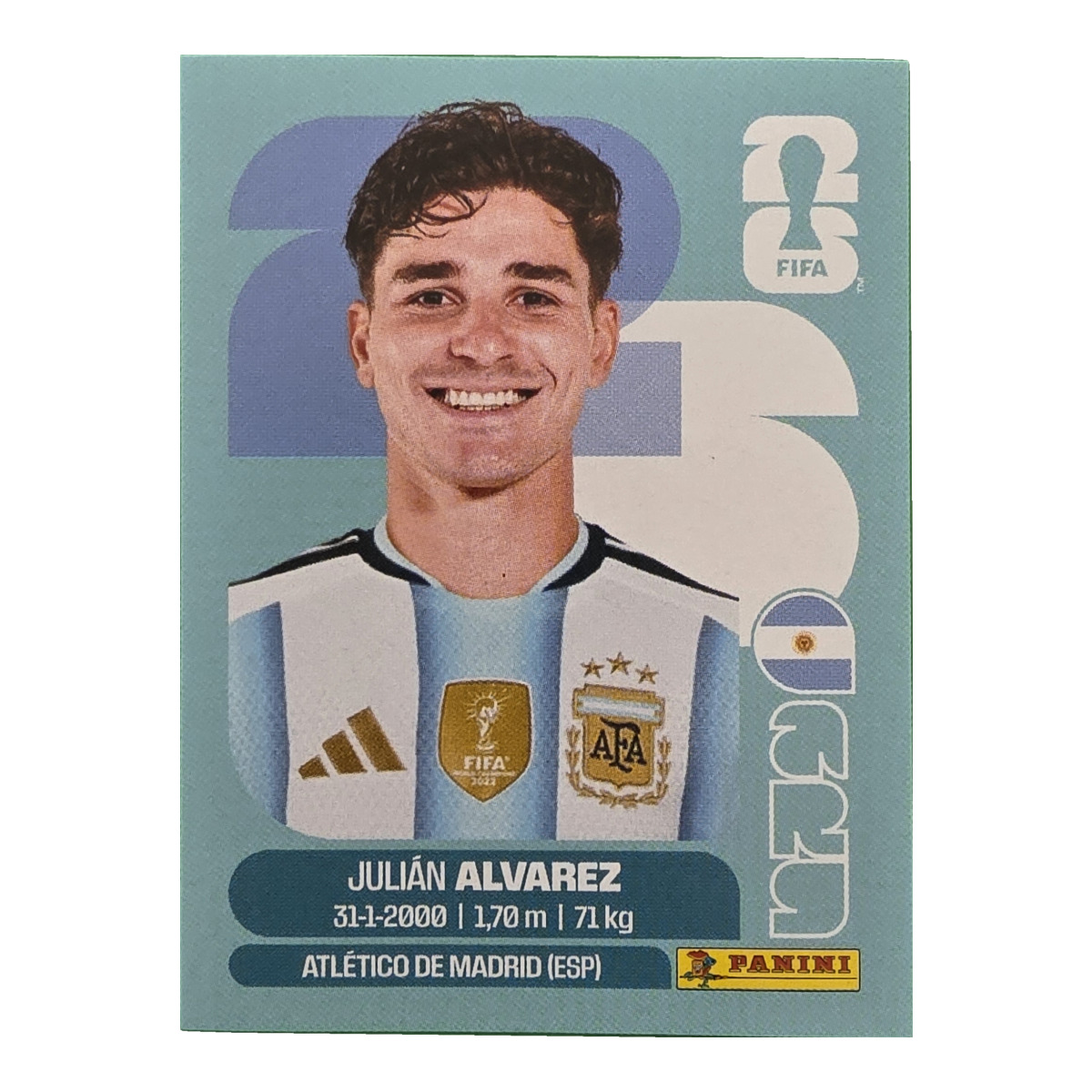 Julian Alvarez - Argentinien, FIFA WM 2026, Nr. ARG19