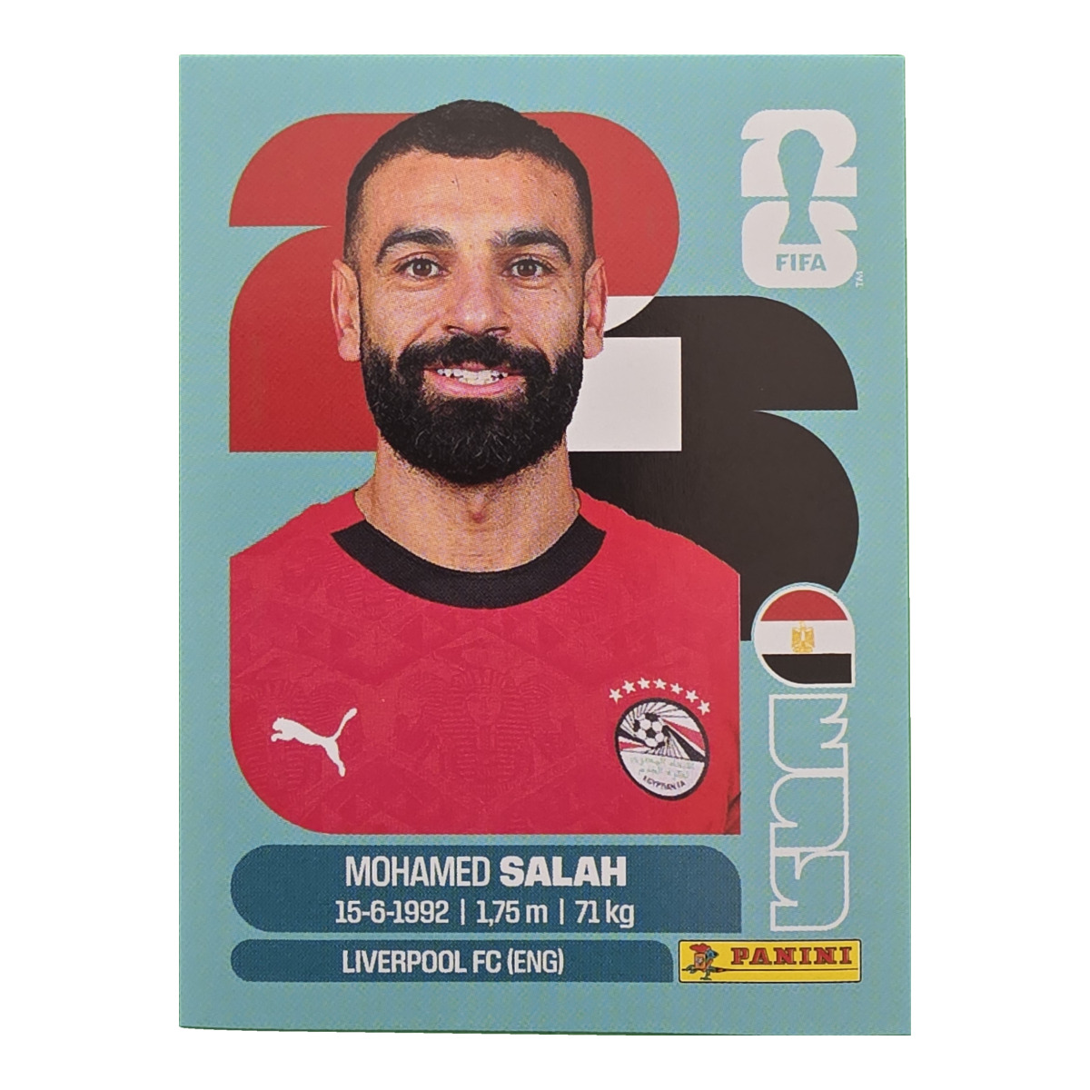 Mohamed Salah - Ägypten, FIFA WM 2026, Nr. EGY17