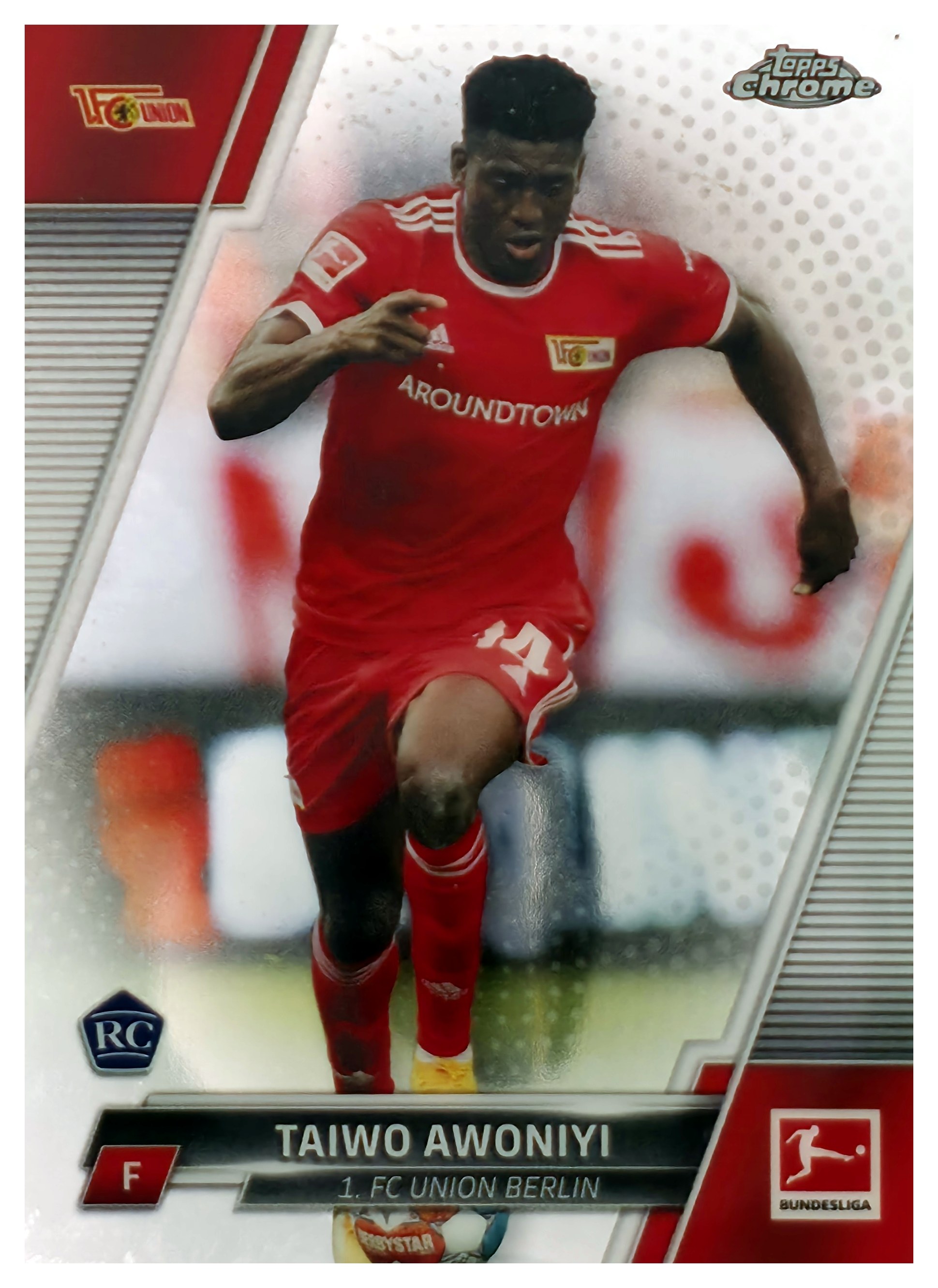 Taiwo Awoniyi - Topps Chrome Bundesliga Base Set 2021-22, Nr. 16 – Rookie Card (Art.-Nr. SG110979)