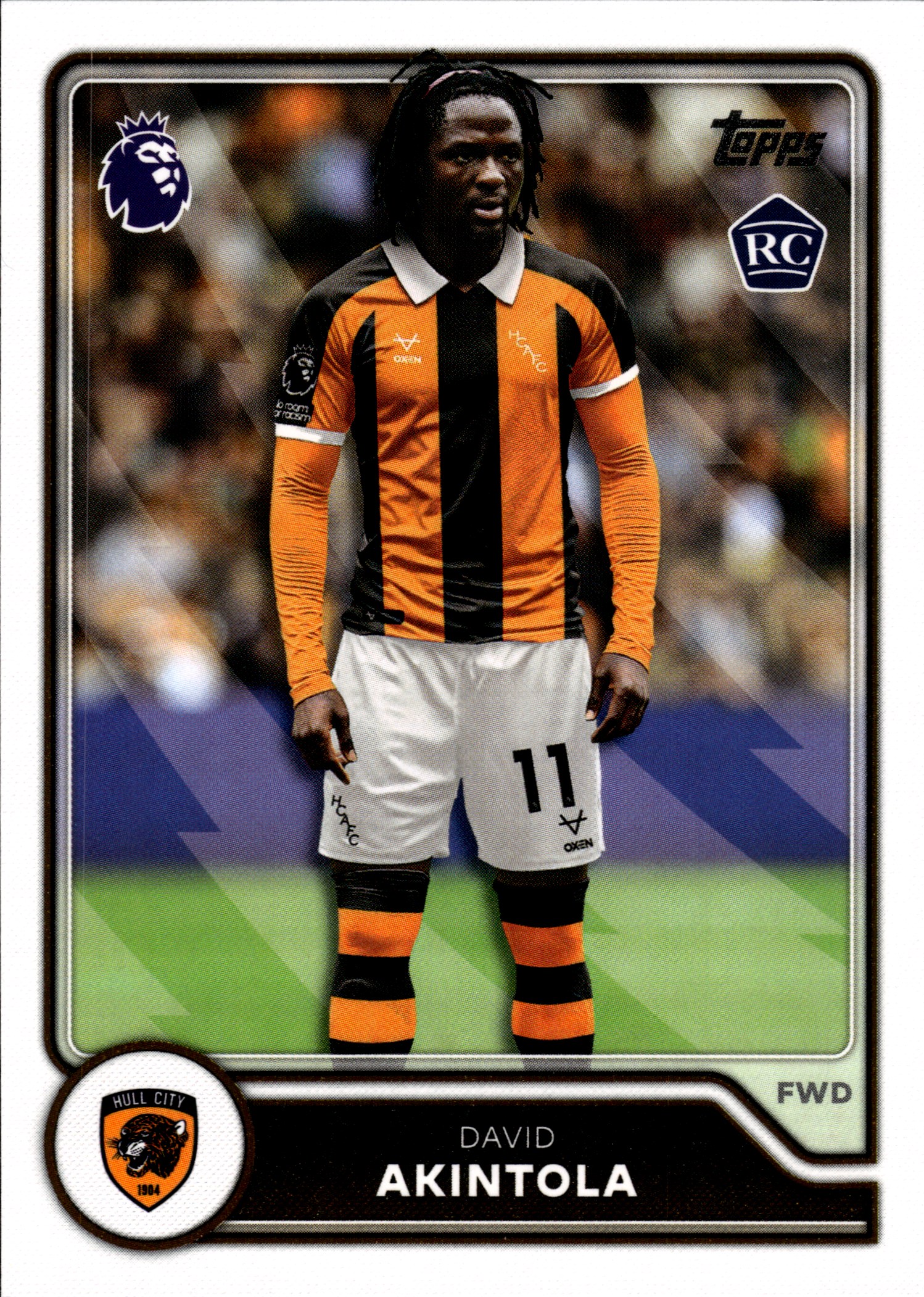 David Akintola - Topps Flagship Premier League Base Set 2026-27, Nr. 296 – Rookie Card (Art.-Nr. SG109160)