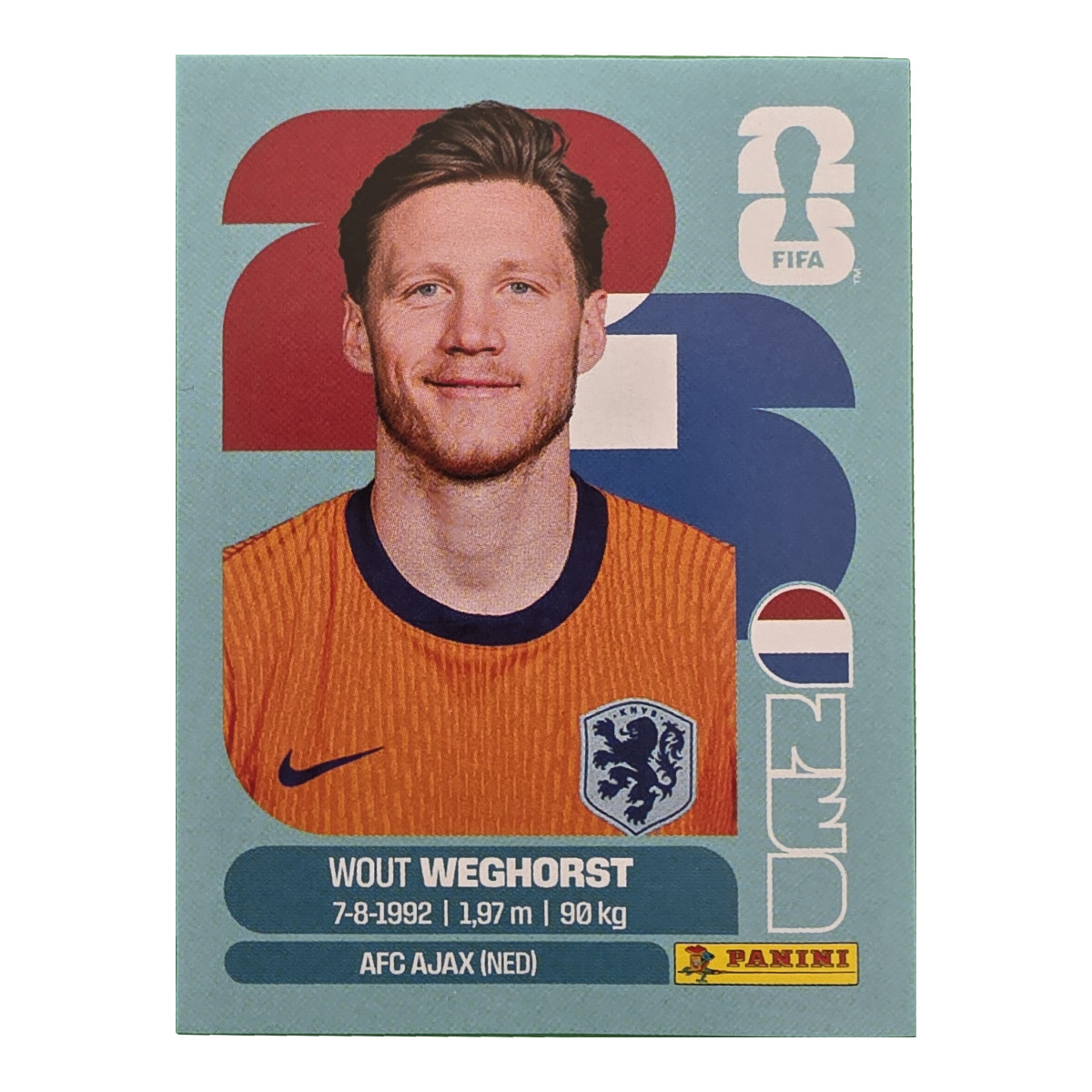 Wout Weghorst - Niederlande, FIFA WM 2026, Nr. NED19