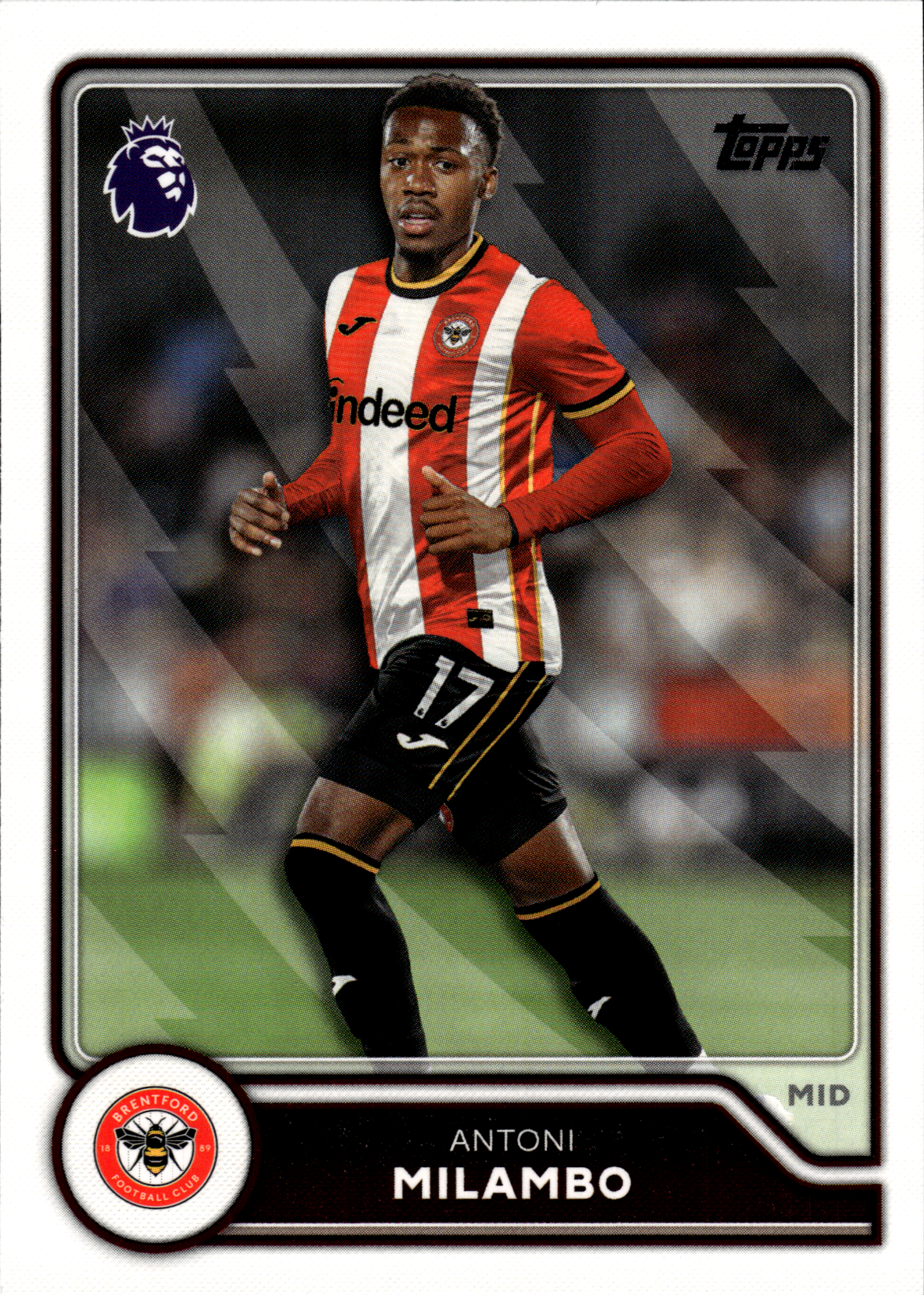 Antoni Milambo - Topps Flagship Premier League Base Set 2026-27, Nr. 67 (Art.-Nr. SG104964)