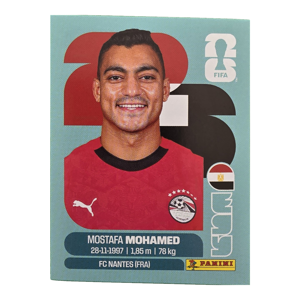 Mostafa Mohamed - Ägypten, FIFA WM 2026, Nr. EGY18