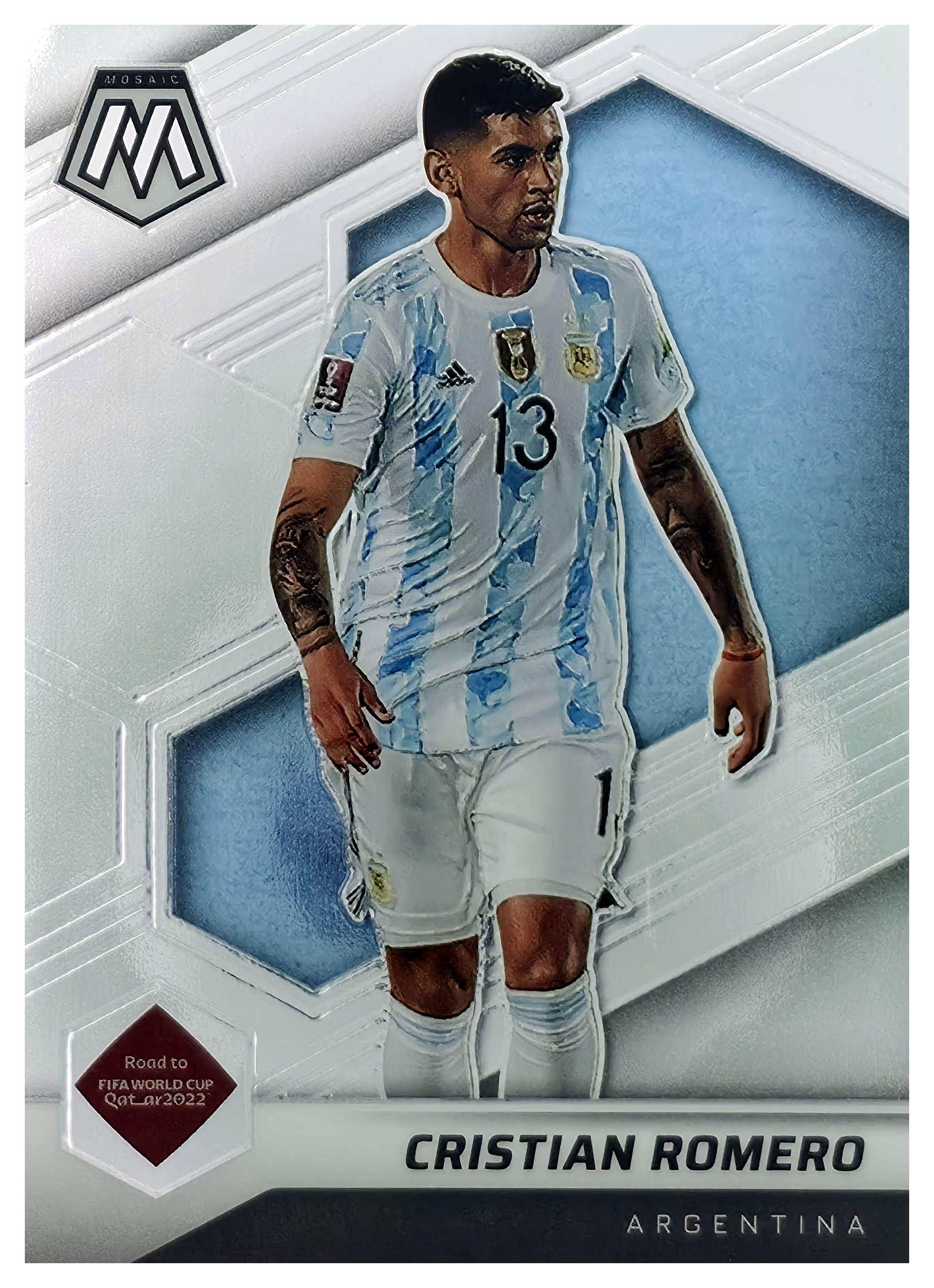 Cristian Romero - Panini Mosaic FIFA Road to World Cup Base Set 2021-22, Nr. 13 (Art.-Nr. SG105919)