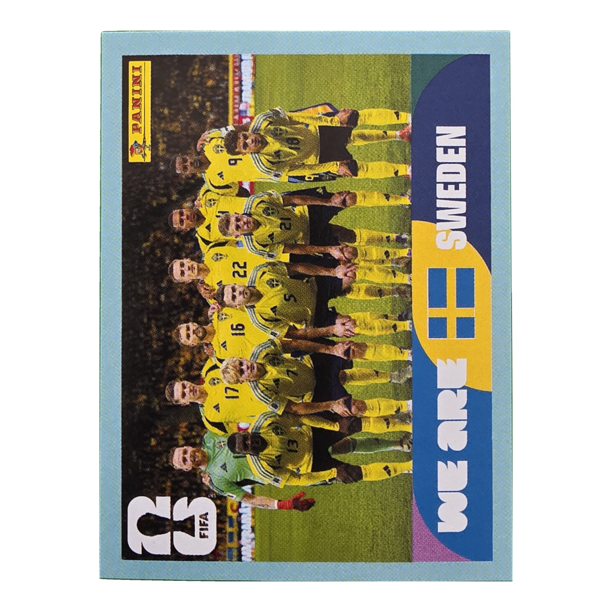 Teamfoto - Schweden, FIFA WM 2026, Nr. SWE13
