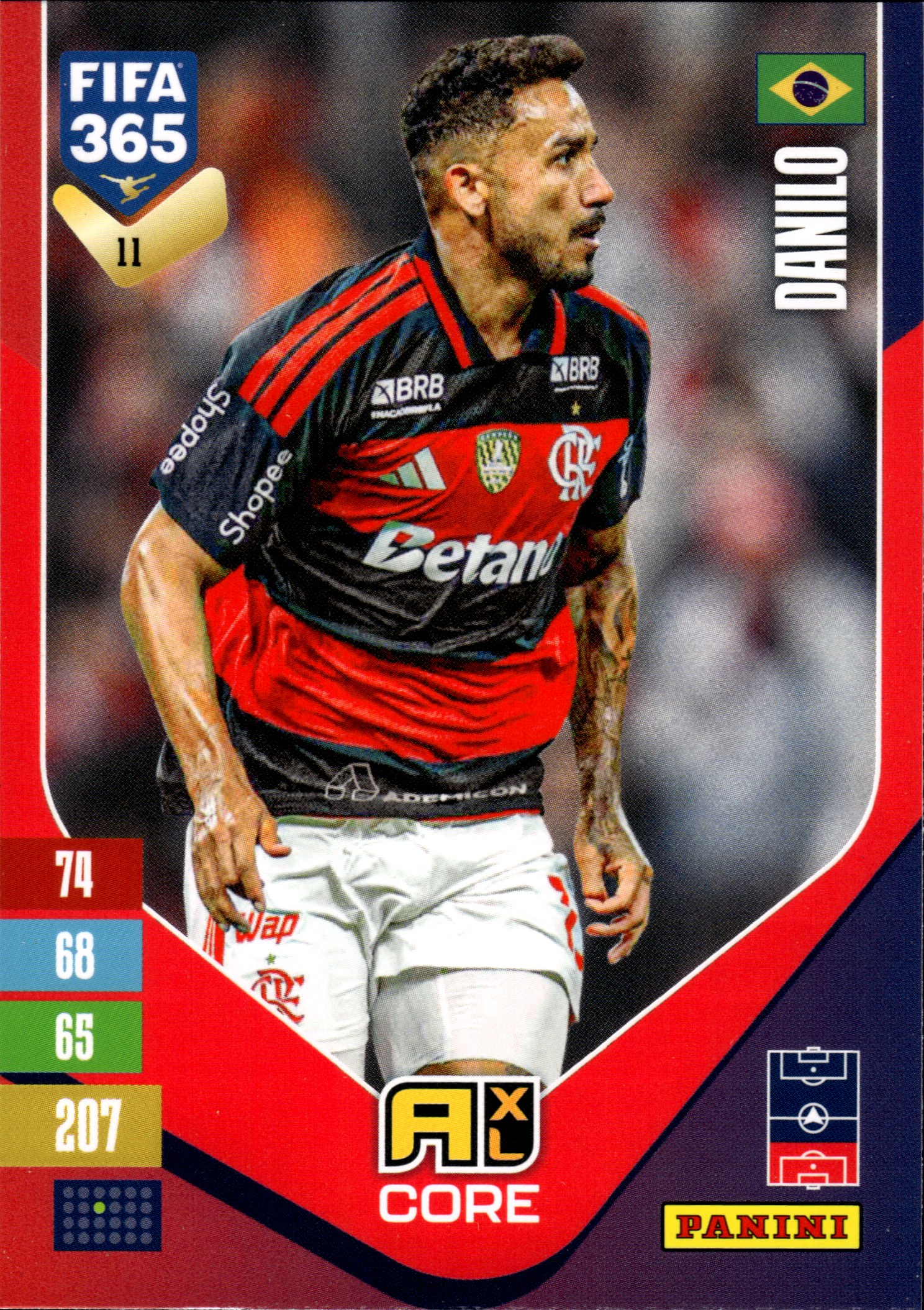 Danilo - Panini Adrenalyn XL FIFA 365 Base Set 2026-27, Nr. 11 (Art.-Nr. SG110205)