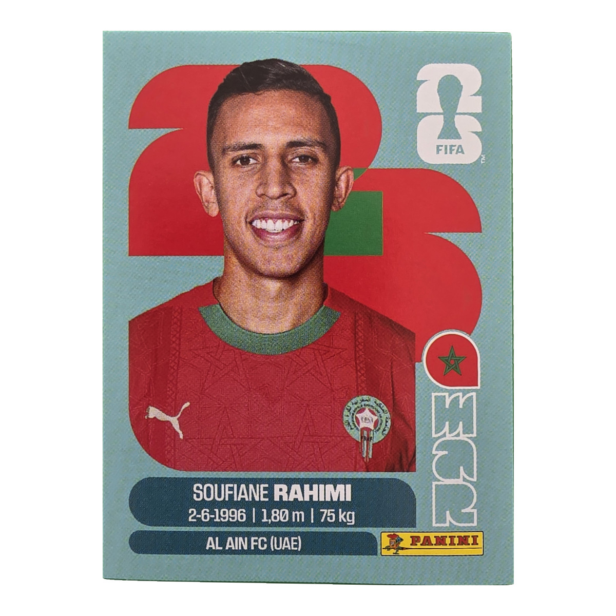 Soufiane Rahimi - Marokko, FIFA WM 2026, Nr. MAR18