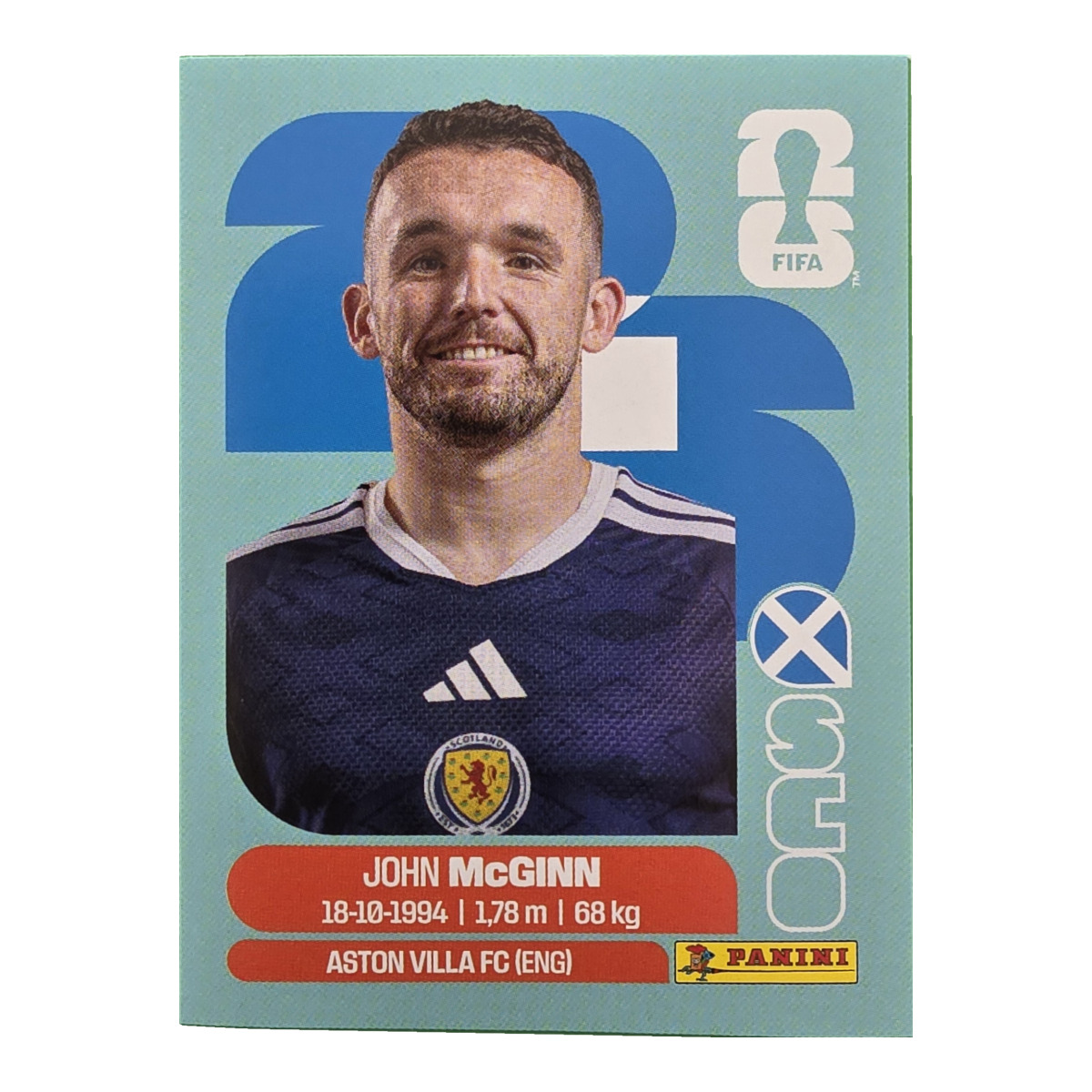 John McGinn - Schottland, FIFA WM 2026, Nr. SCO17
