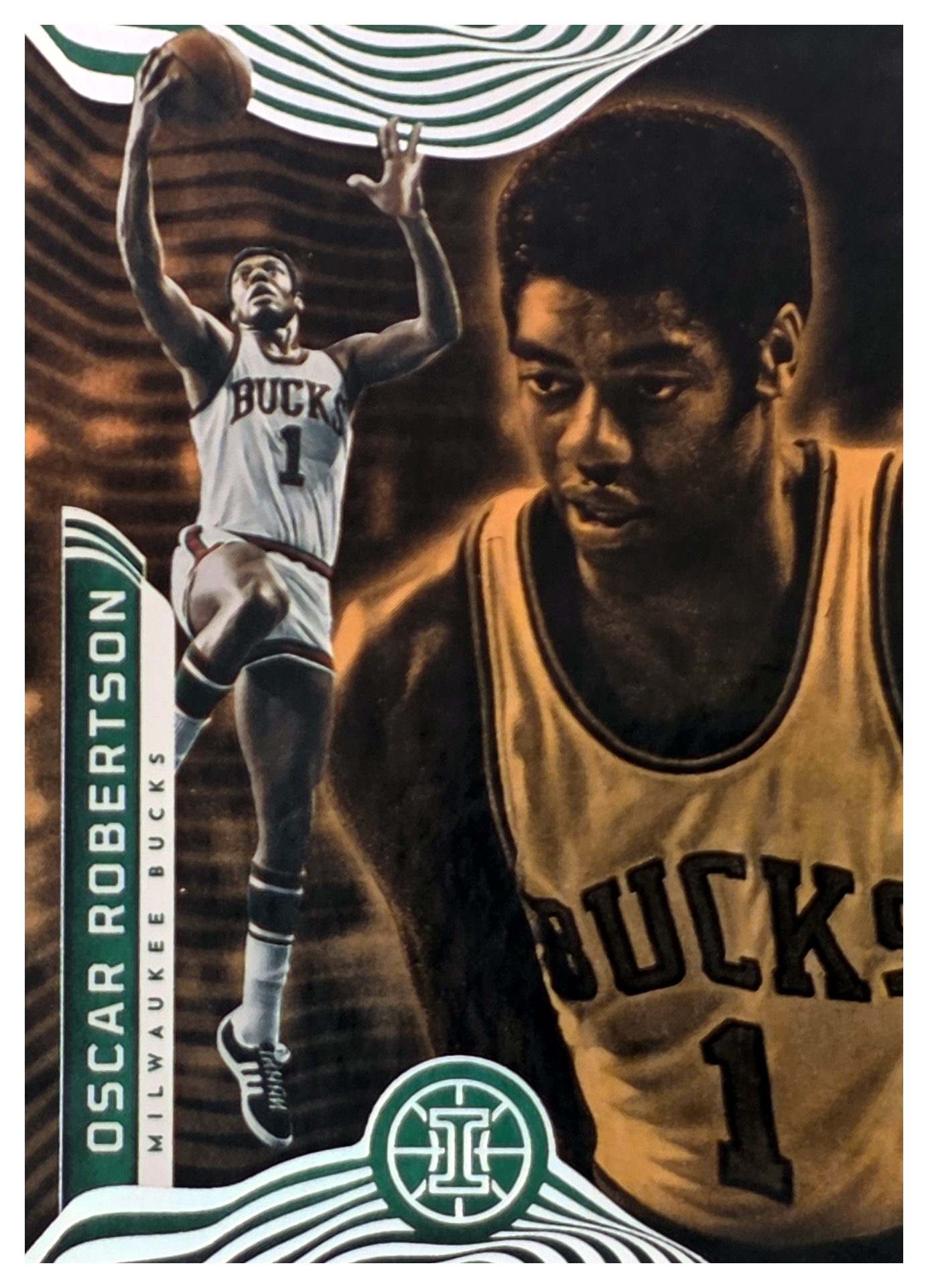 Oscar Robertson - Panini Illusions Base Set 2021-22, Nr. 122 – Trophy Collection Bronze (Art.-Nr. SG104242)
