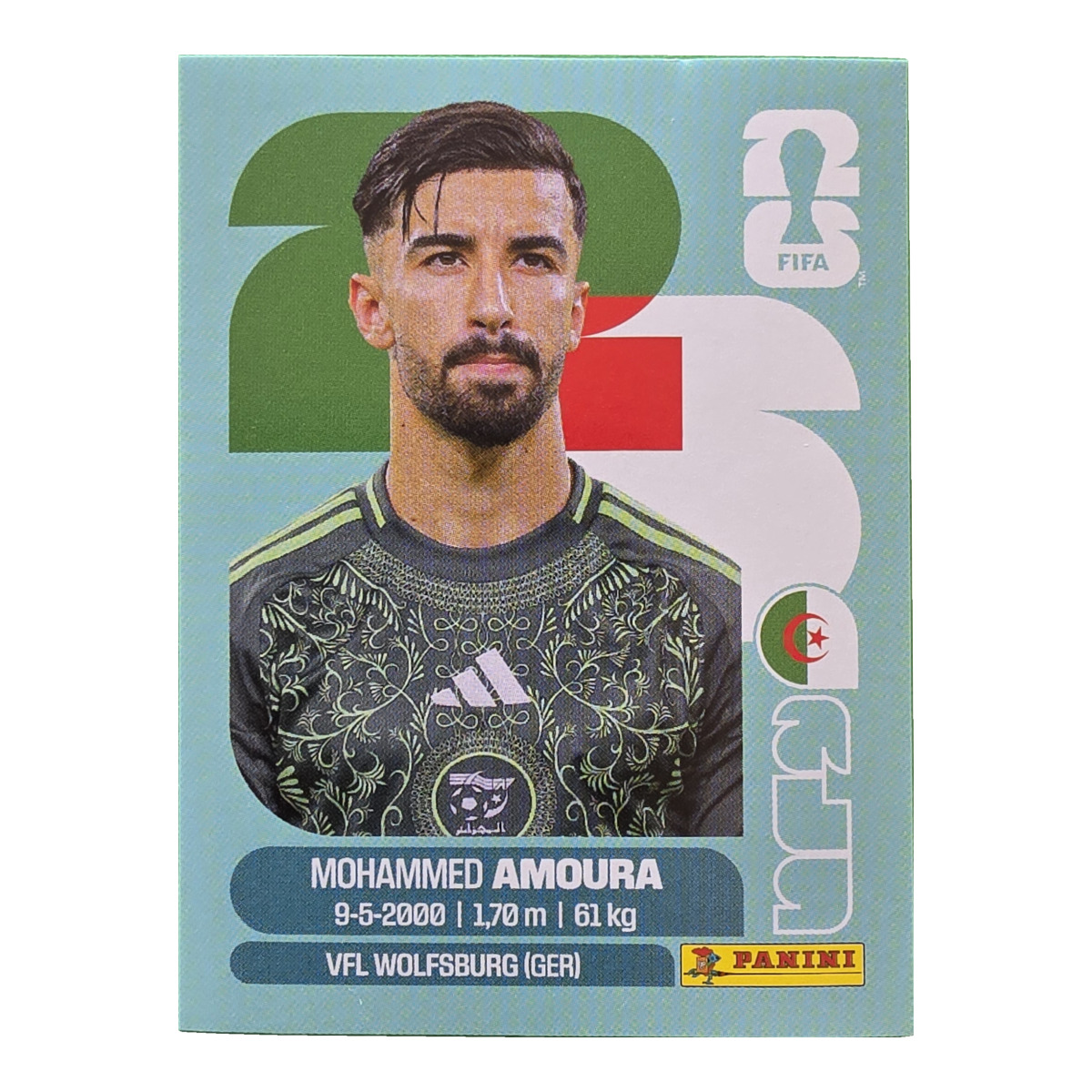 Mohammed Amoura - Algerien, FIFA WM 2026, Nr. ALG20