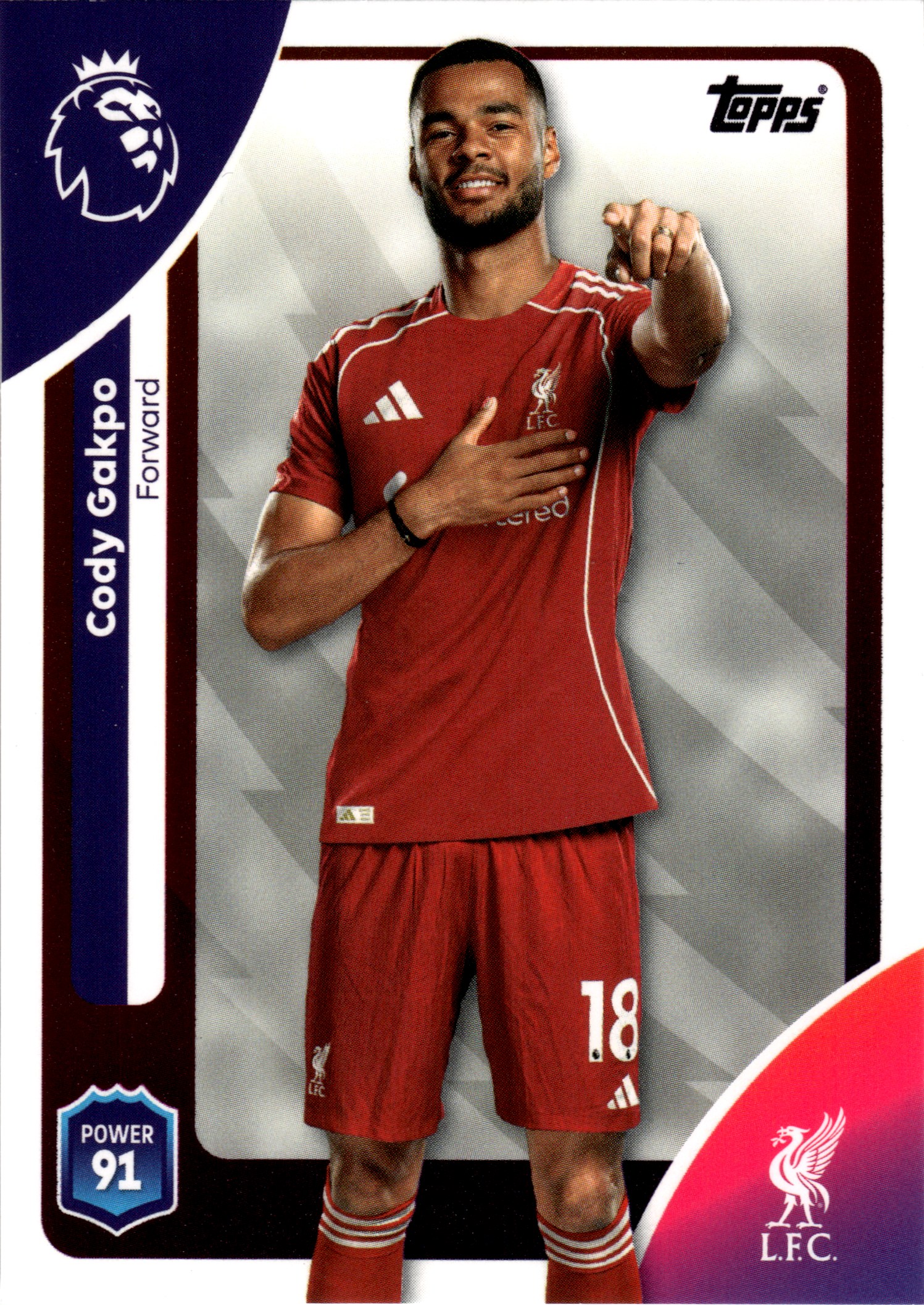 Cody Gakpo - Topps Match Attax Premier League Base Set 2025-26, Nr. 175 (Art.-Nr. SG107862)