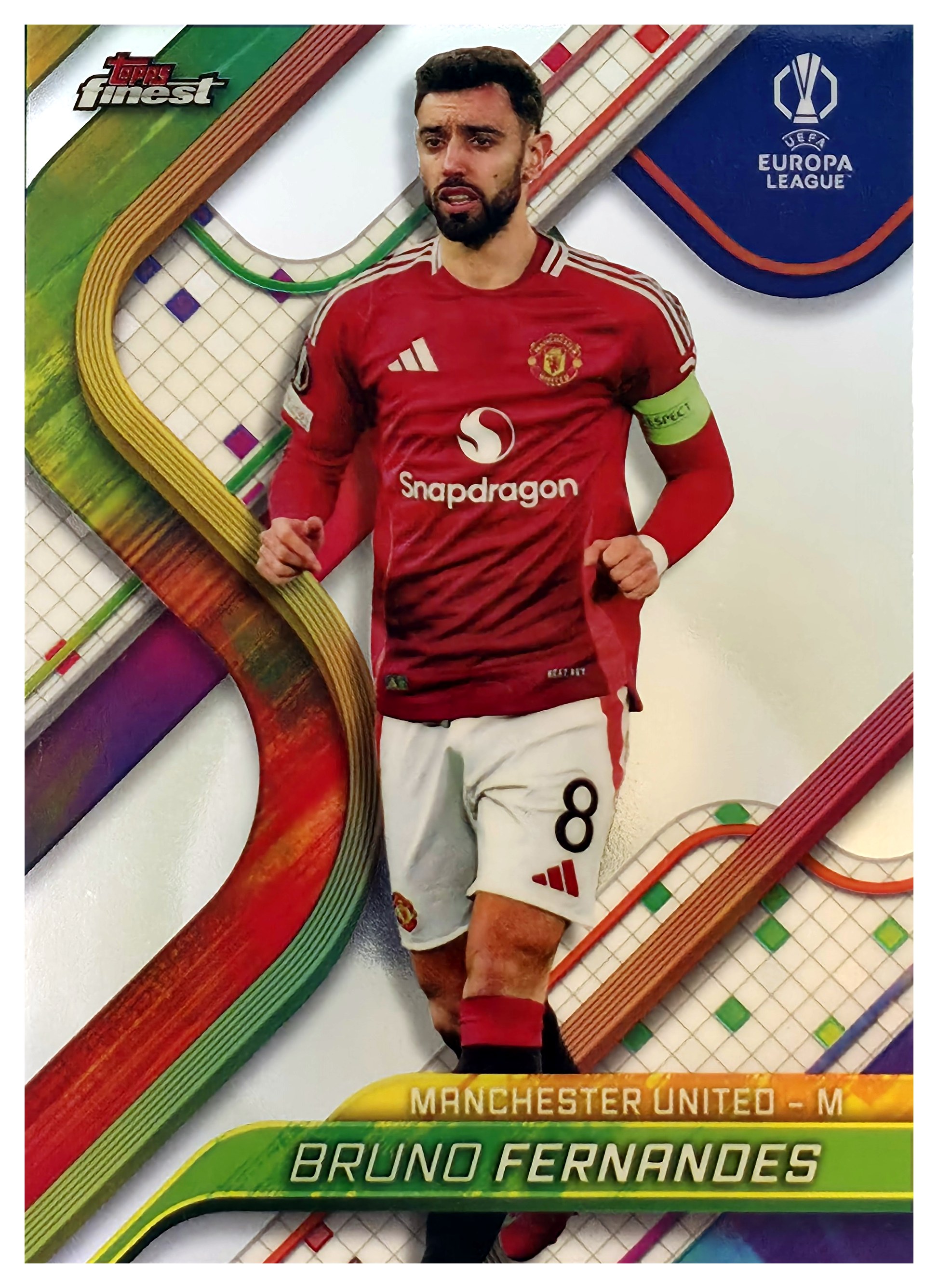Bruno Fernandes - Topps Finest UEFA Club Competitions Base Set 2024-25, Nr. 134 (Art.-Nr. SG109371)