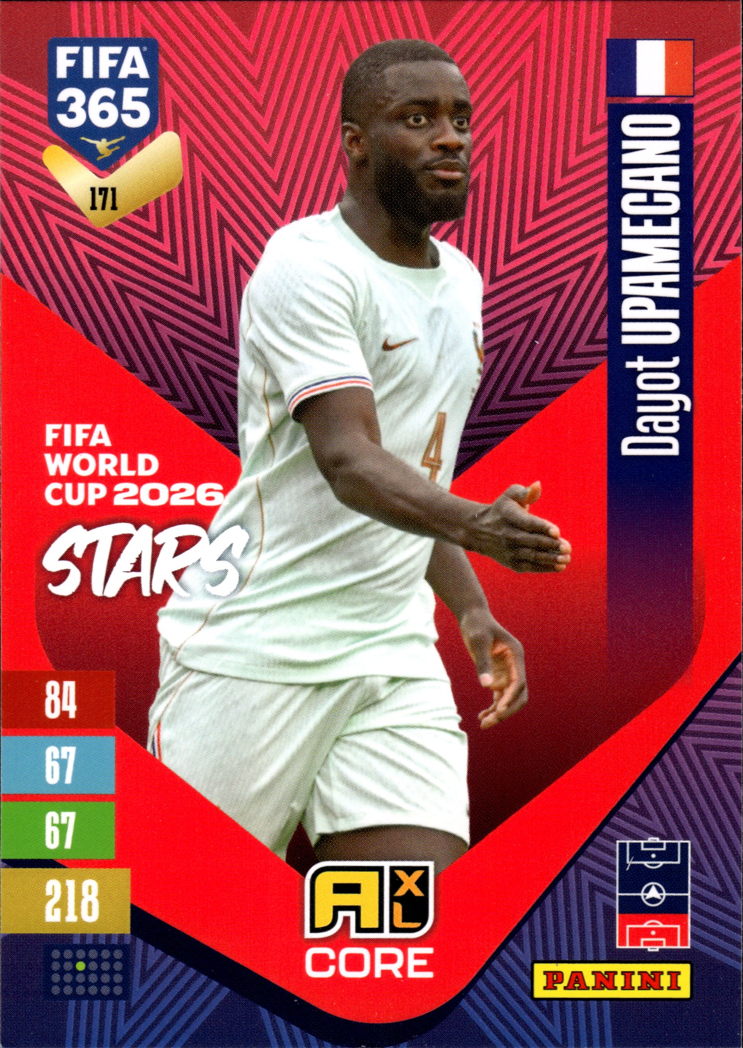 Dayot Upamecano - Panini Adrenalyn XL FIFA 365 FIFA World Cup 2026 Stars 2026-27, Nr. 171 (Art.-Nr. SG110239)
