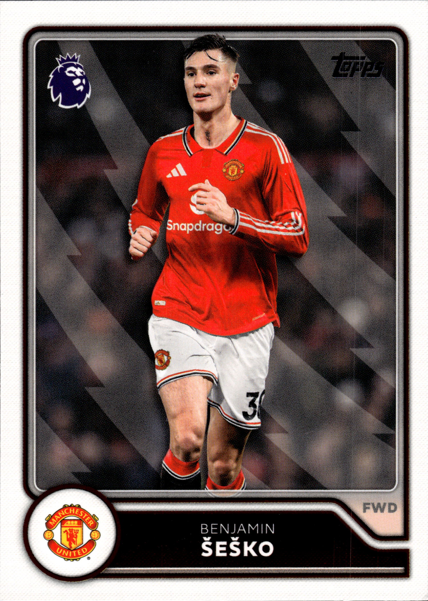 Benjamin Šeško - Topps Flagship Premier League Base Set 2026-27, Nr. 202 (Art.-Nr. SG105000)