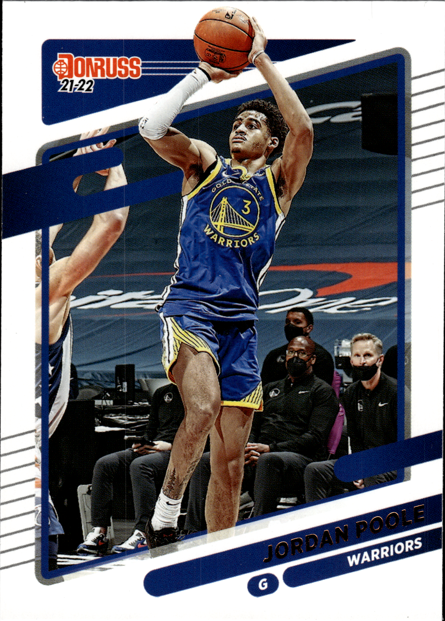 Jordan Poole - Panini Donruss Base Set 2021-22, Nr. 13 (Art.-Nr. SG105542)