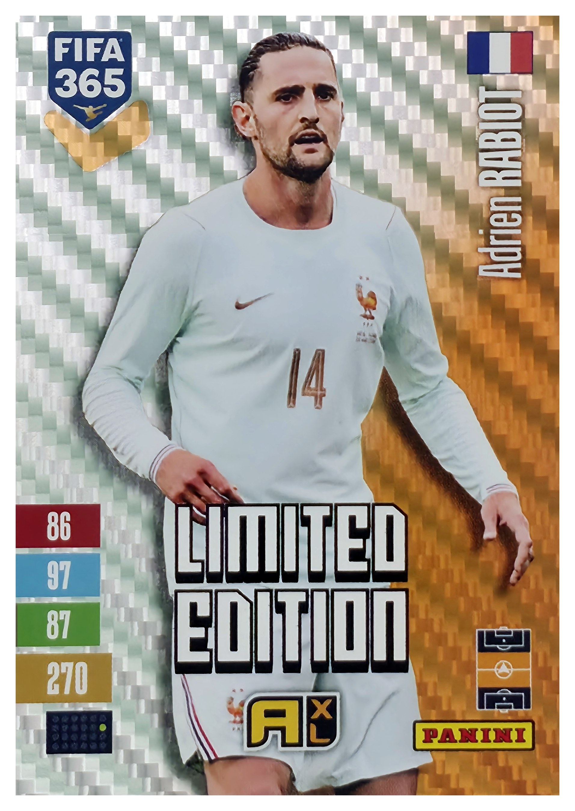 Adrien Rabiot - Panini Adrenalyn XL FIFA 365 Limited Edition 2026-27 (Insert)