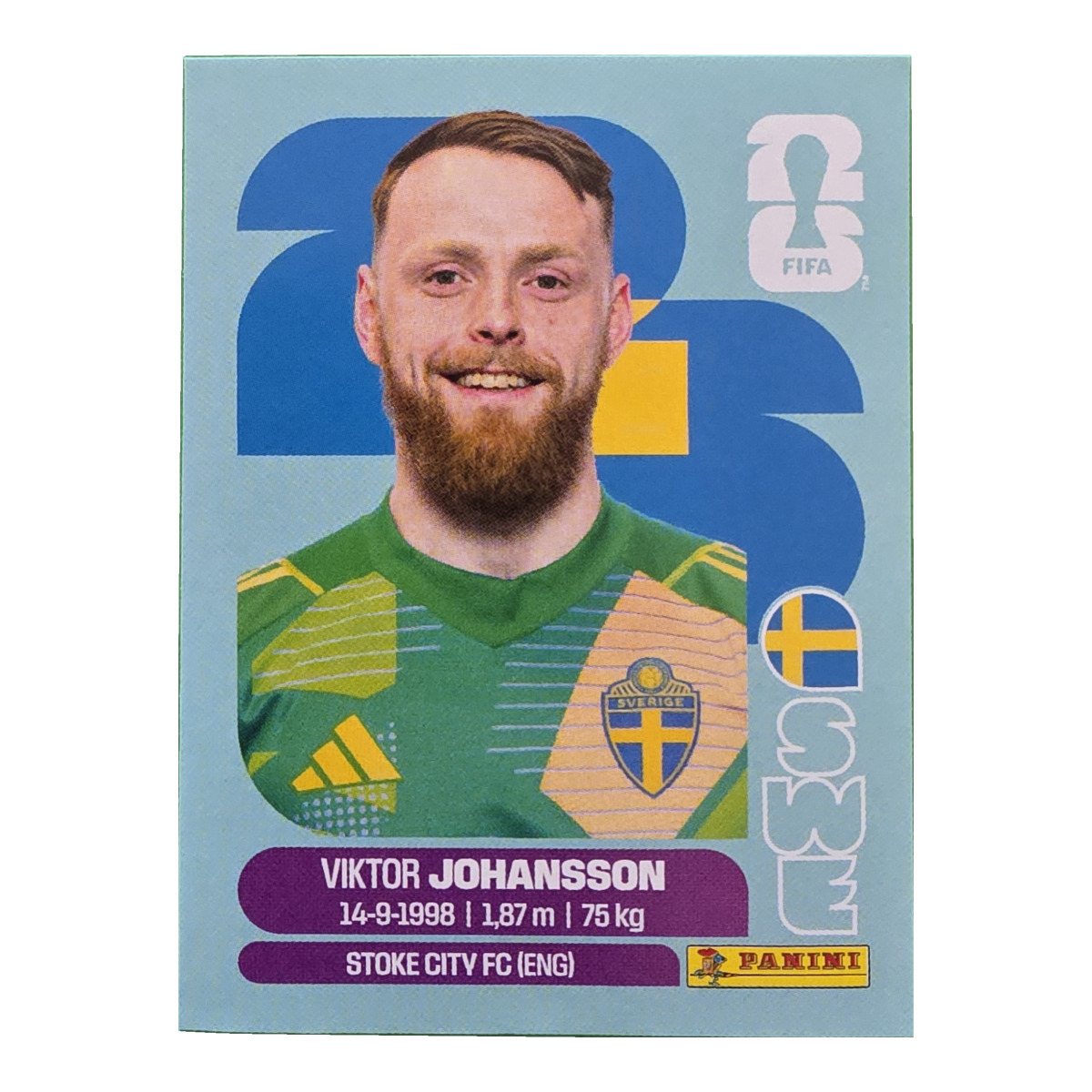 Viktor Johansson - Schweden, FIFA WM 2026, Nr. SWE2