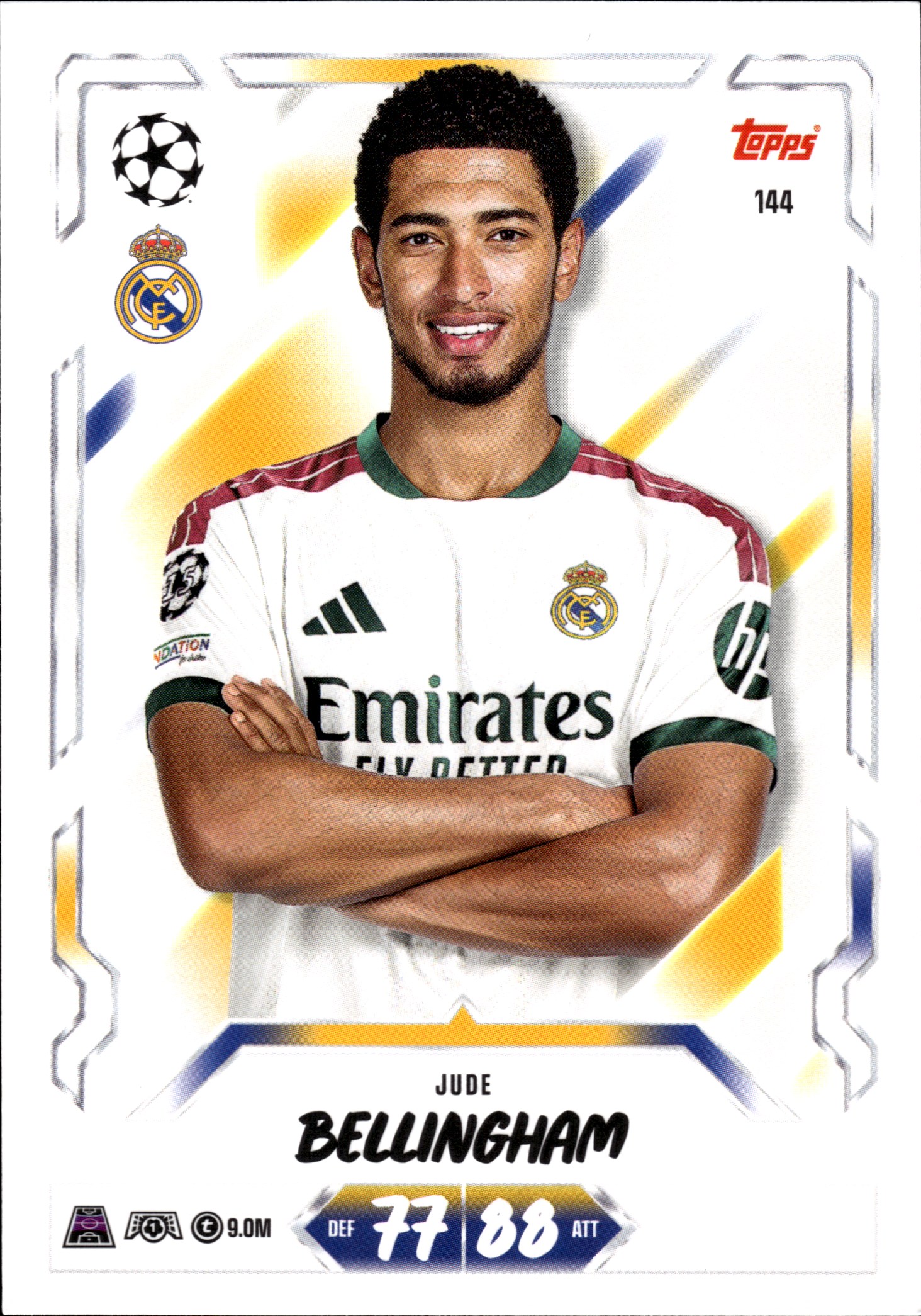 Jude Bellingham - Topps Match Attax UEFA Club Competitions Base Set 2026-27, Nr. 144 (Art.-Nr. SG107146)
