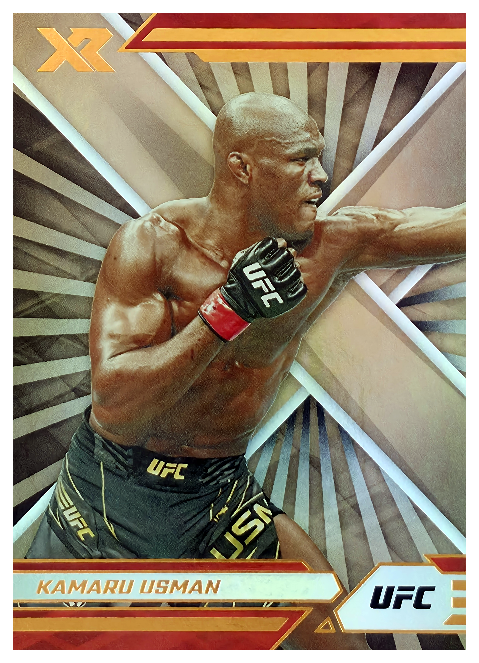 Kamaru Usman - Panini Chronicles UFC XR 2022, Nr. 298 – Bronze (Art.-Nr. SG106610)