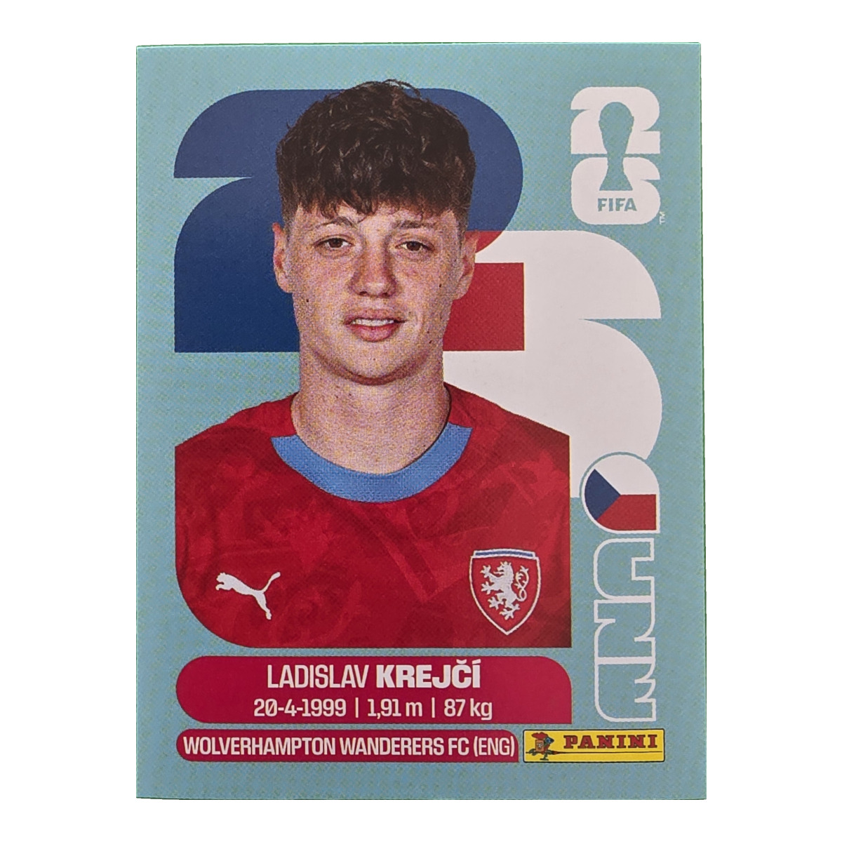 Ladislav Krejci - Tschechische Republik, FIFA WM 2026, Nr. CZE4
