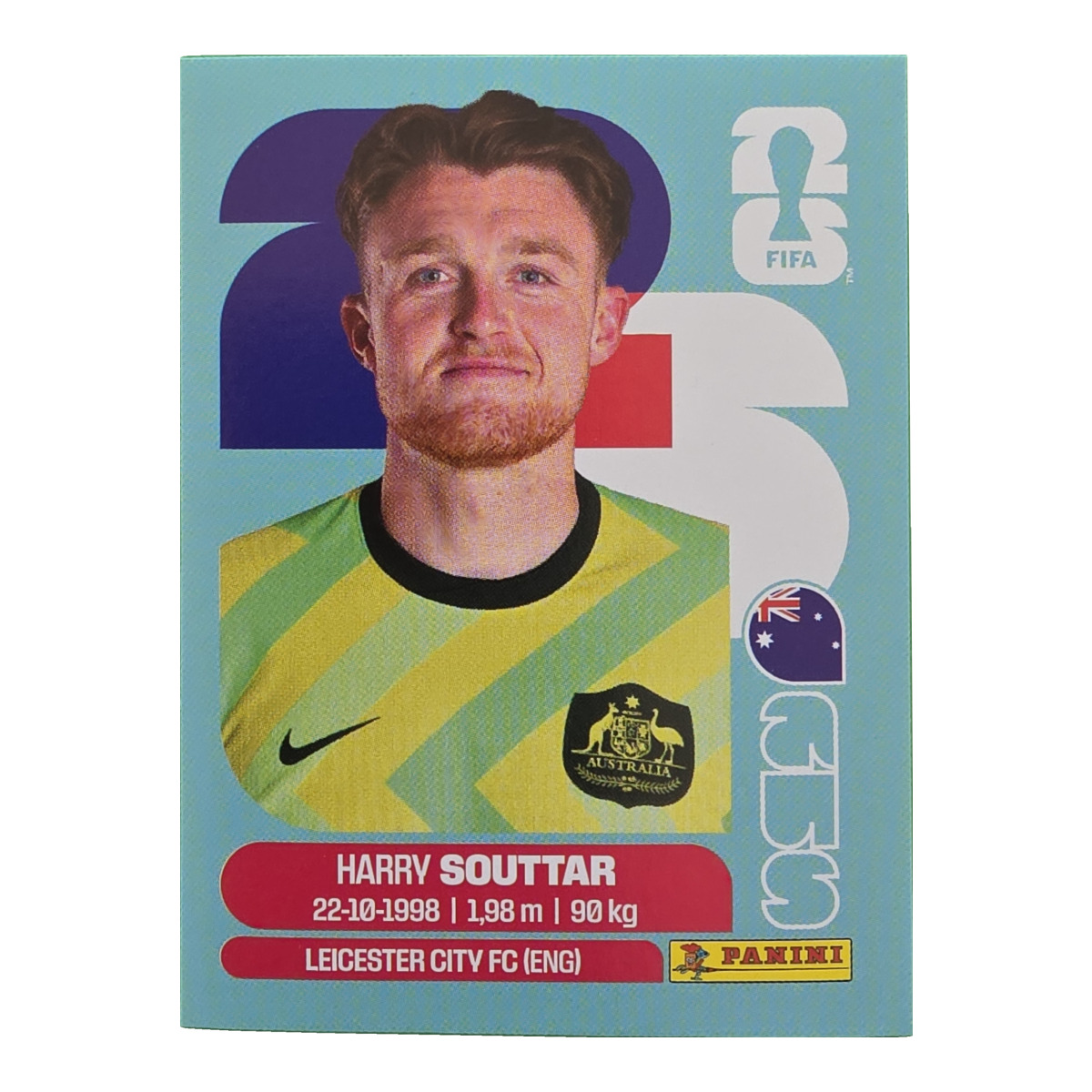 Harry Souttar - Australien, FIFA WM 2026, Nr. AUS4