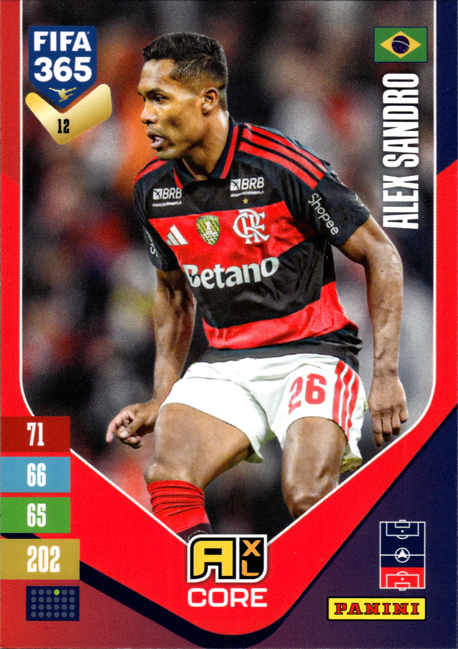 Alex Sandro - Panini Adrenalyn XL FIFA 365 Base Set 2026-27, Nr. 12 (Art.-Nr. SG110189)