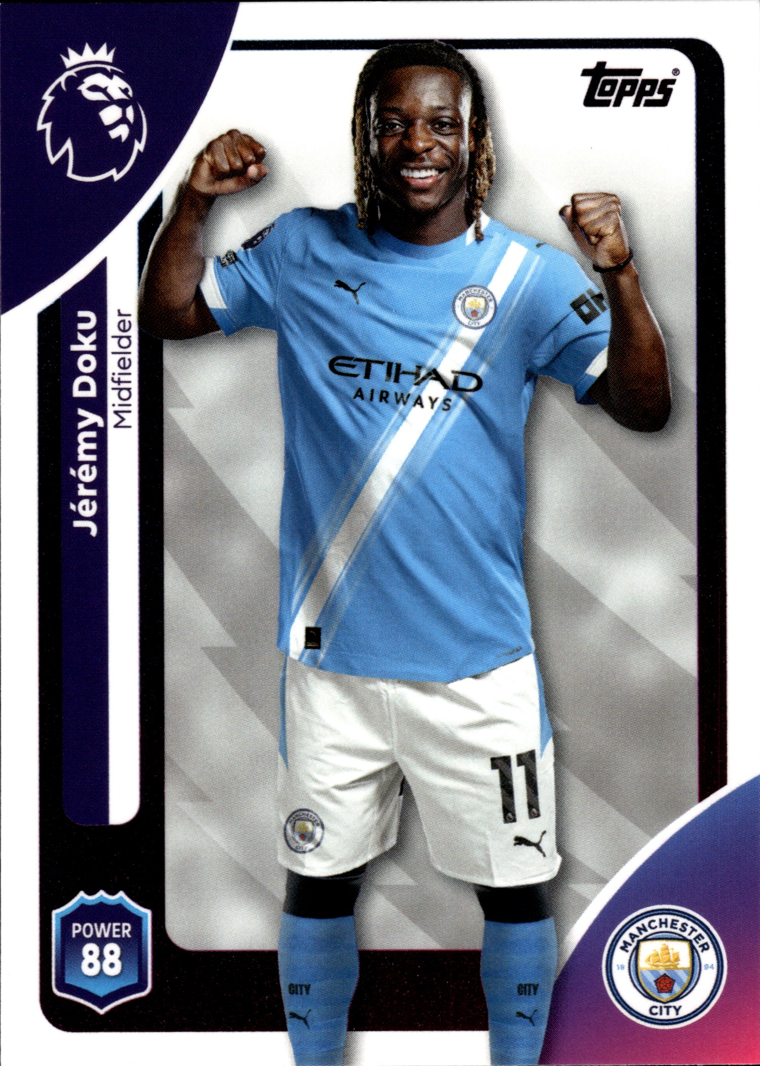 Jérémy Doku - Topps Match Attax Premier League Base Set 2025-26, Nr. 189 (Art.-Nr. SG109908)