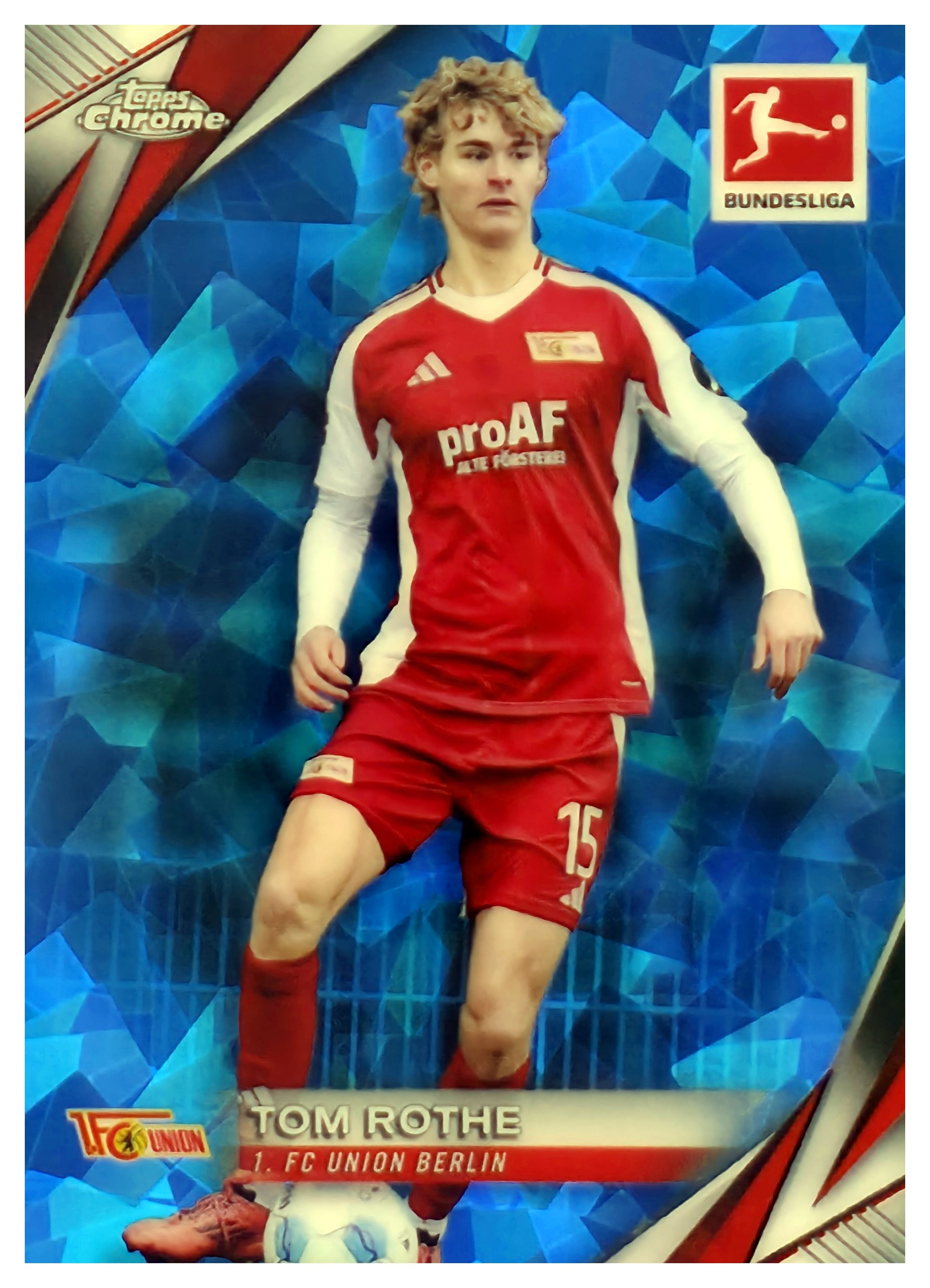 Tom Rothe - Topps Chrome Sapphire Bundesliga Base Set 2024-25, Nr. 8 (Art.-Nr. SG108047)