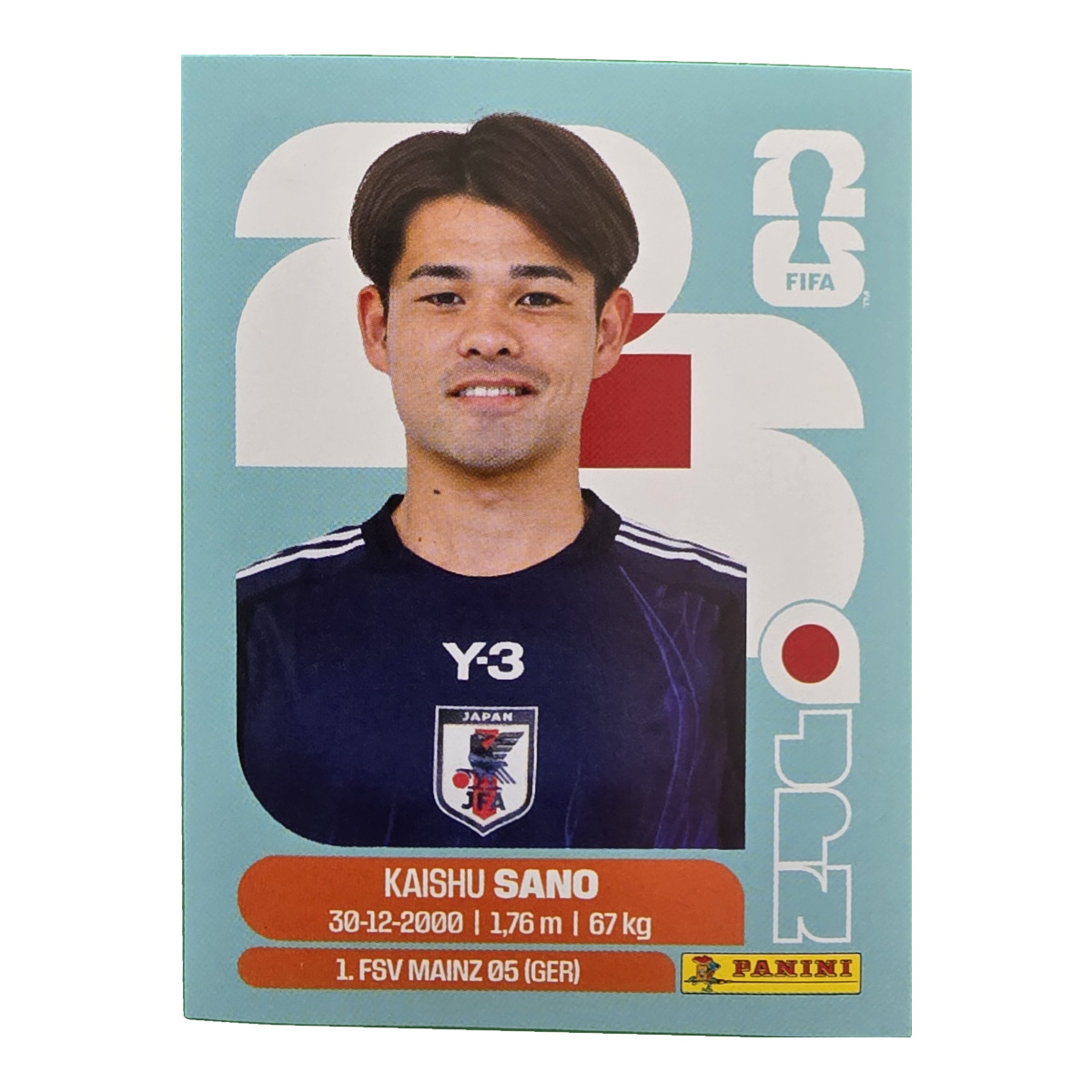 Kaishu Sano - Japan, FIFA WM 2026, Nr. JPN8