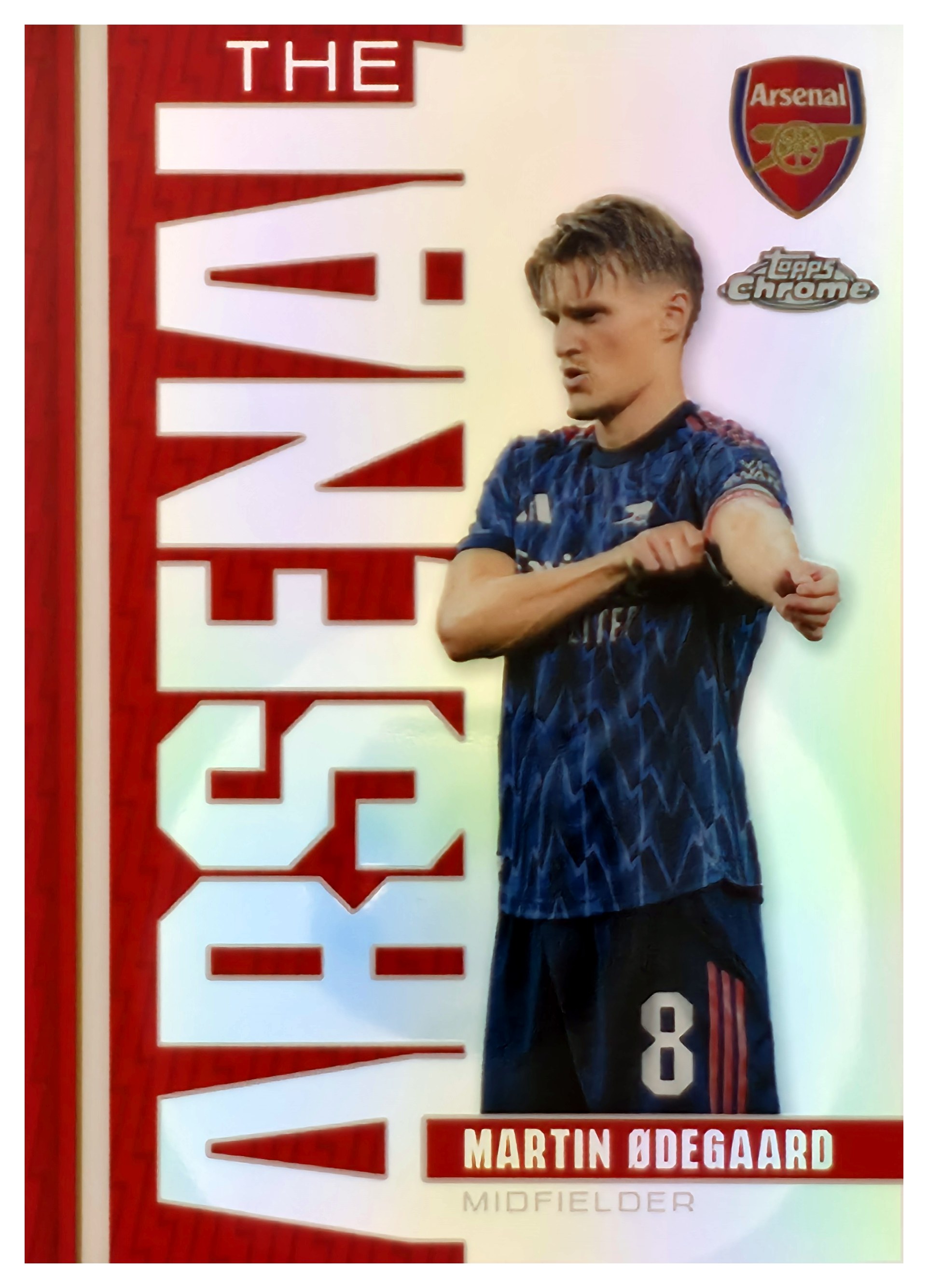 Martin Ødegaard - Topps Chrome Arsenal Team Set The Arsenal 2025-26, Nr. TA-5 – Insert (Art.-Nr. SG110991)