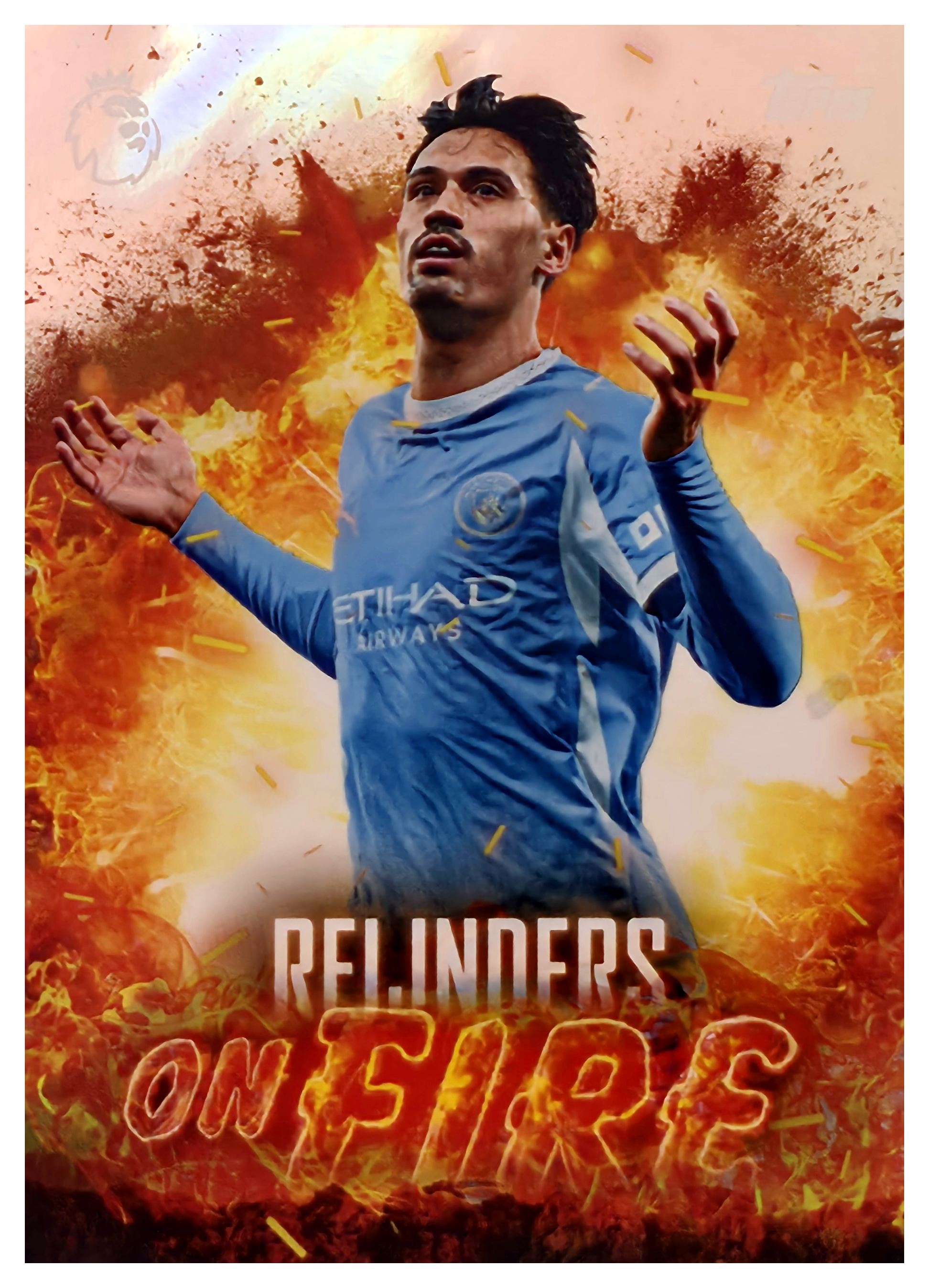 Tijjani Reijnders - Topps Flagship Premier League On Fire 2026-27, Nr. OF 1 – Insert (Art.-Nr. SG105312)