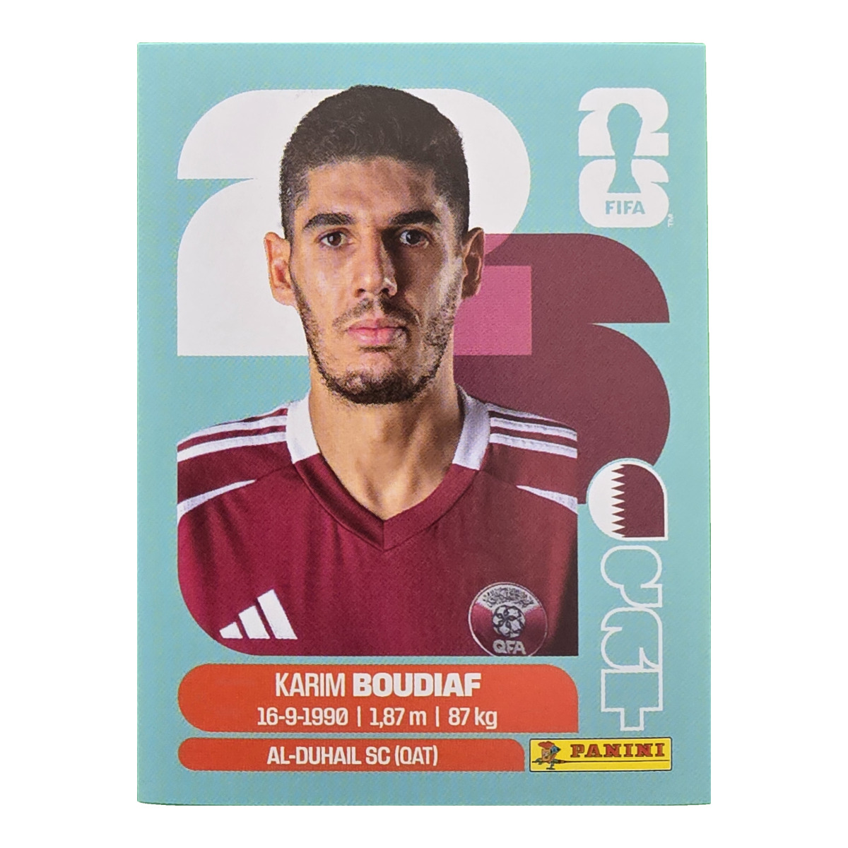 Karim Boudiaf - Katar, FIFA WM 2026, Nr. QAT10