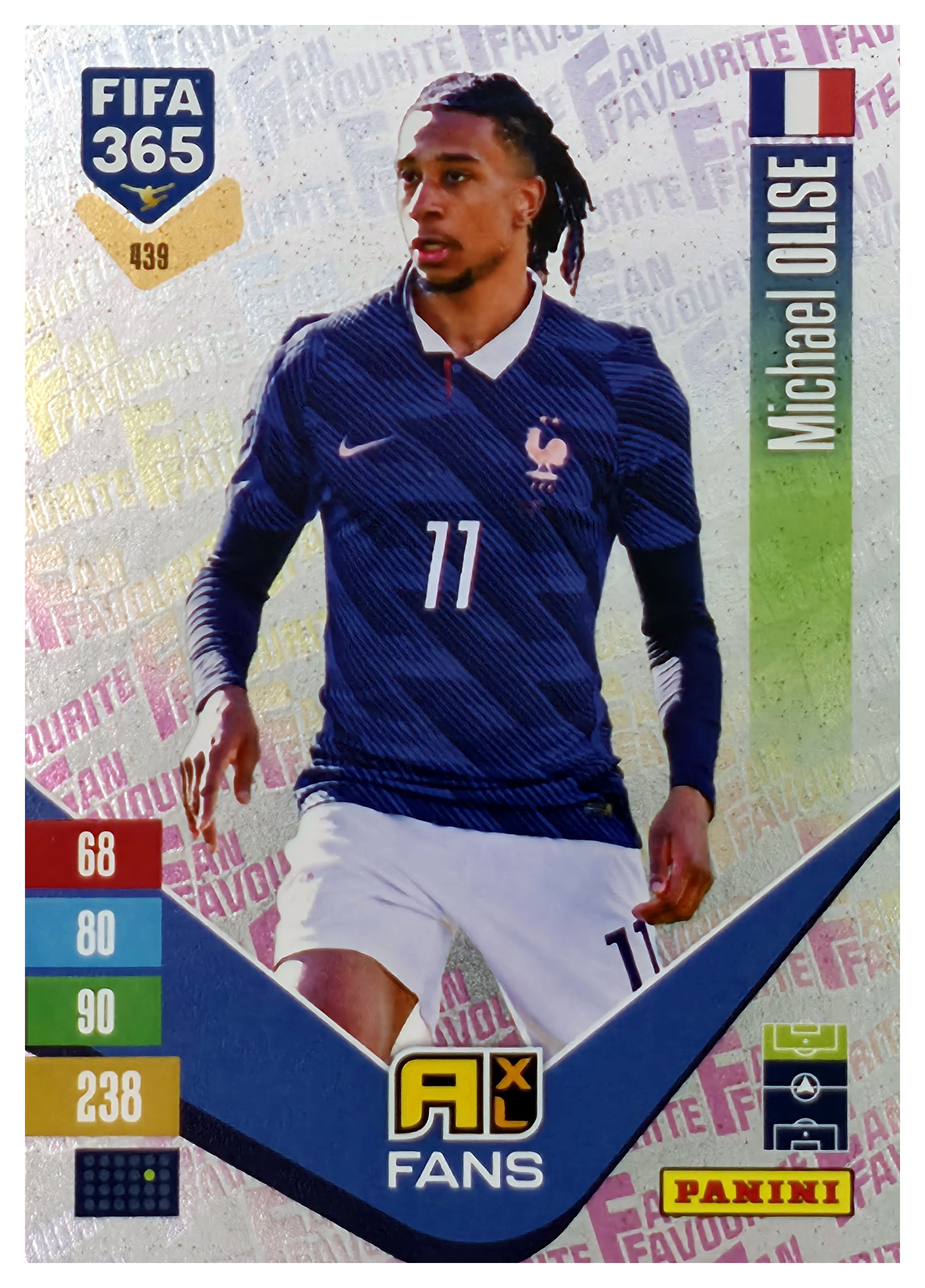 Michael Olise - Panini Adrenalyn XL FIFA 365 Fan Favourites 2026-27, Nr. 439 – Insert (Art.-Nr. SG110483)