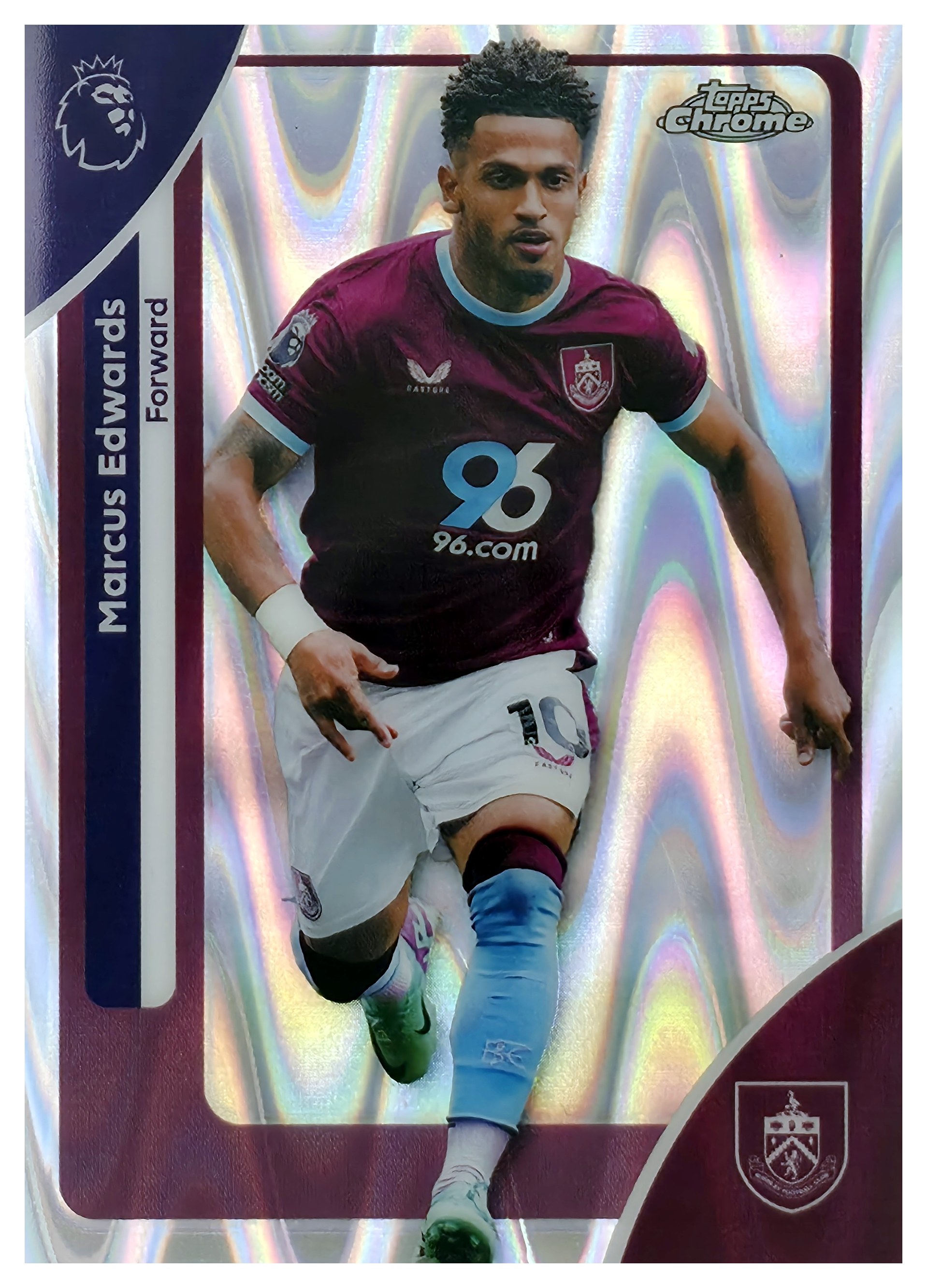 Marcus Edwards - Topps Chrome Premier League Base Set 2025-26, Nr. 52 – RayWave Refractor (Art.-Nr. SG107701)