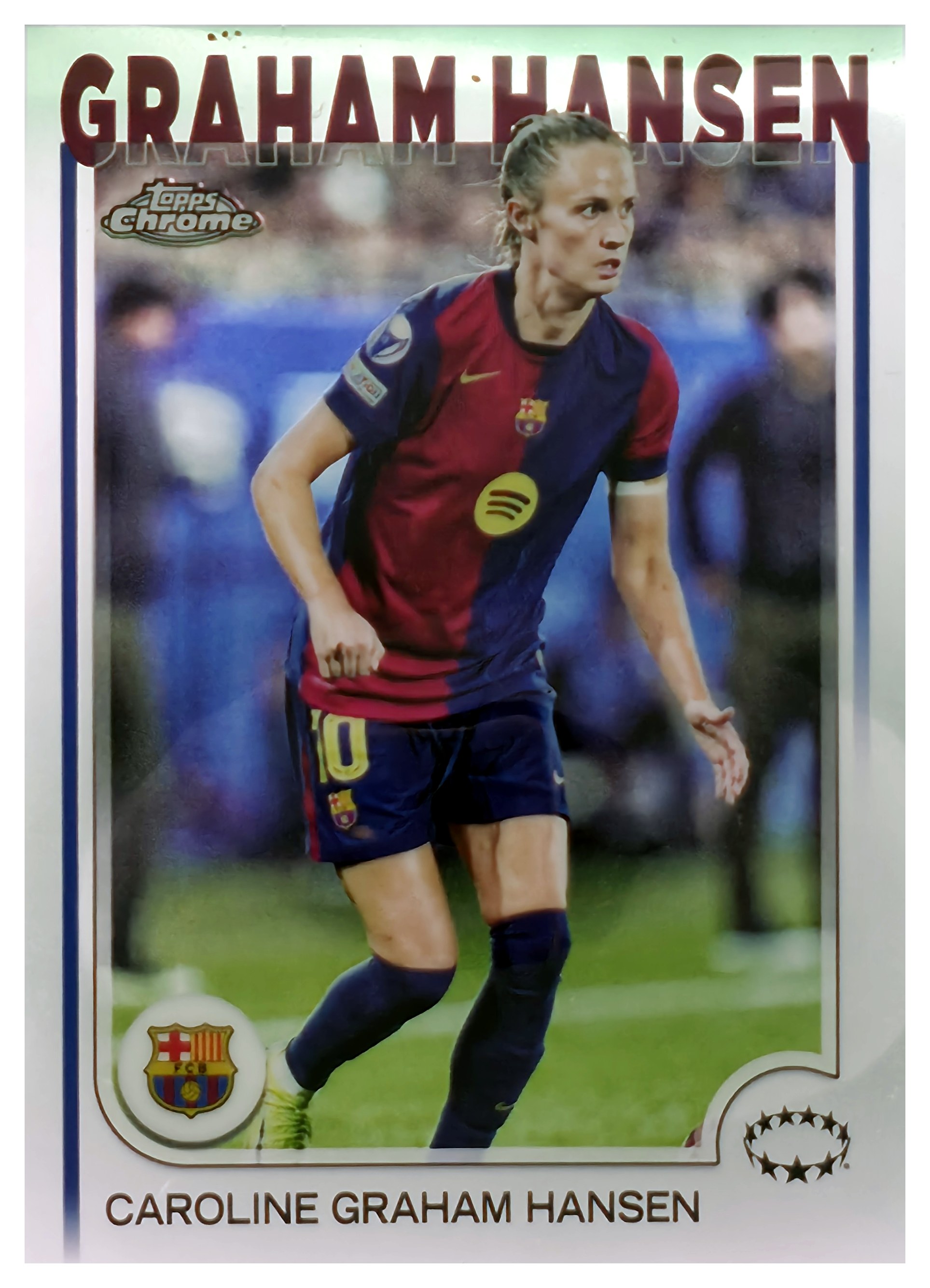 Caroline Graham Hansen - Topps Chrome UEFA Women's Champions League Base Set 2024-25, Nr. 41 (Art.-Nr. SG110960)