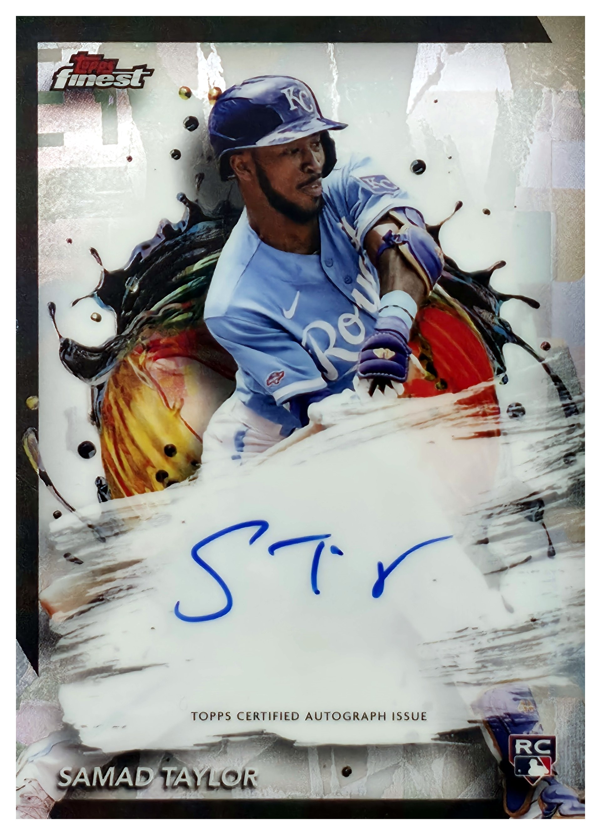 Samad Taylor - Topps Finest Finest Autographs 2024, Nr. FA-ST – Rookie Card, Autogramm (Art.-Nr. SG109074)