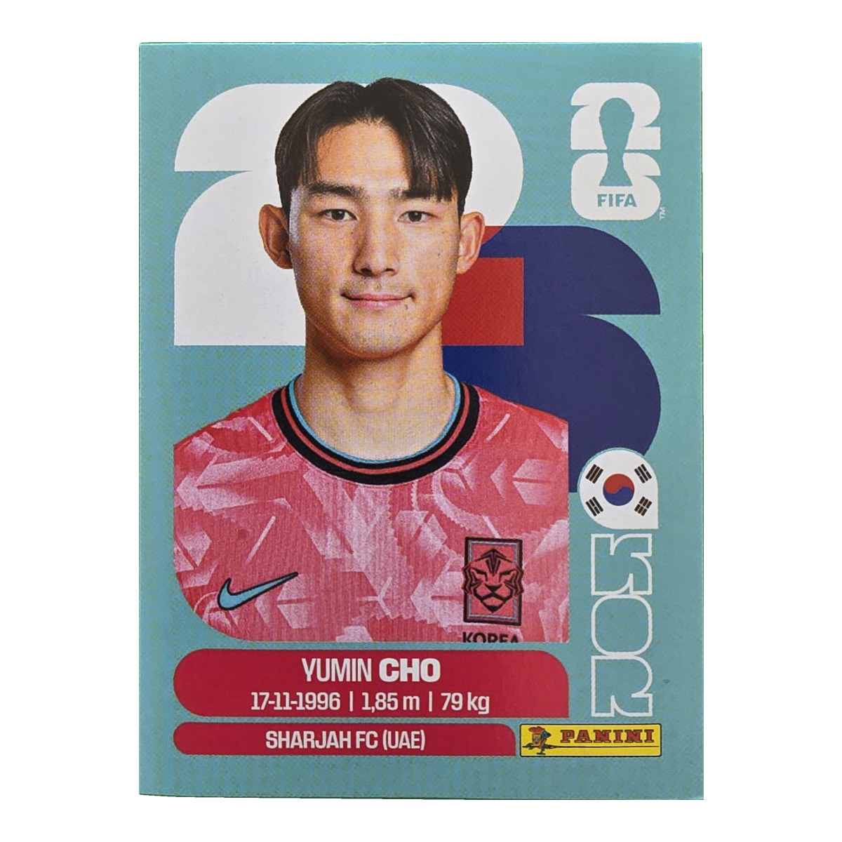 Yu-min Cho - Südkorea, FIFA WM 2026, Nr. KOR5