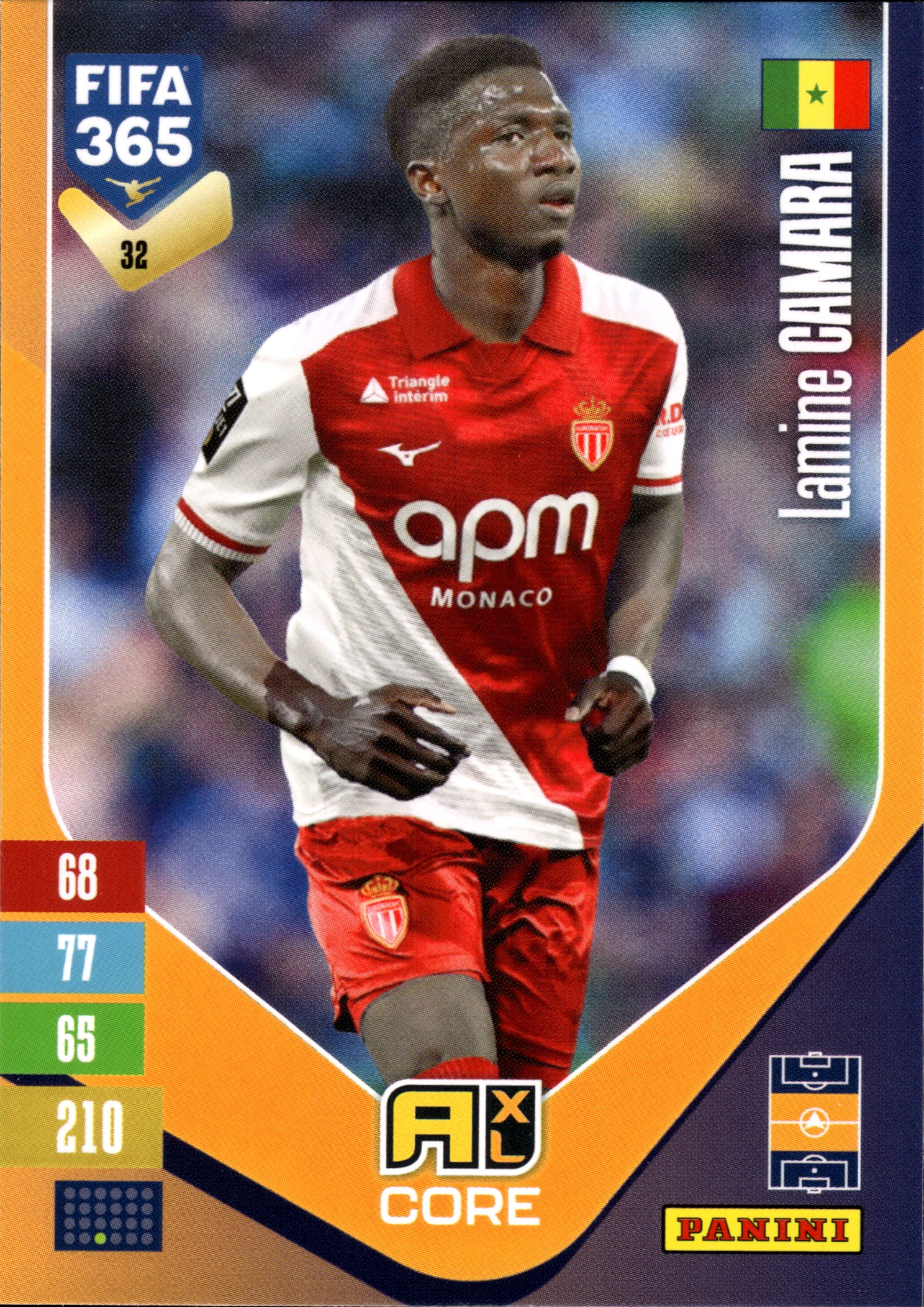 Lamine Camara - Panini Adrenalyn XL FIFA 365 Base Set 2026-27, Nr. 32 (Art.-Nr. SG110143)