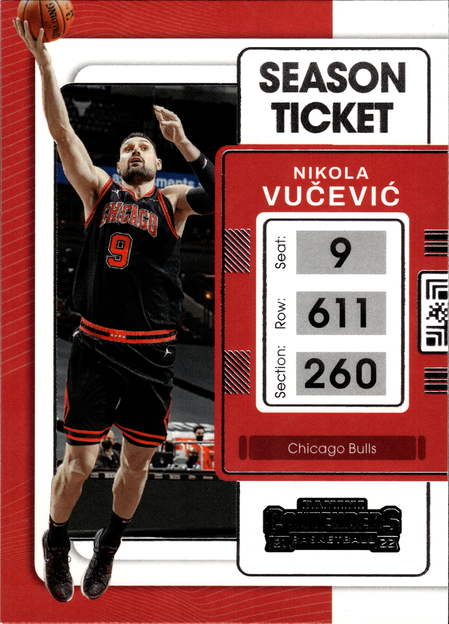 Nikola Vučević - Panini Contenders Season Ticket 2021-22, Nr. 66 (Art.-Nr. SG103754)