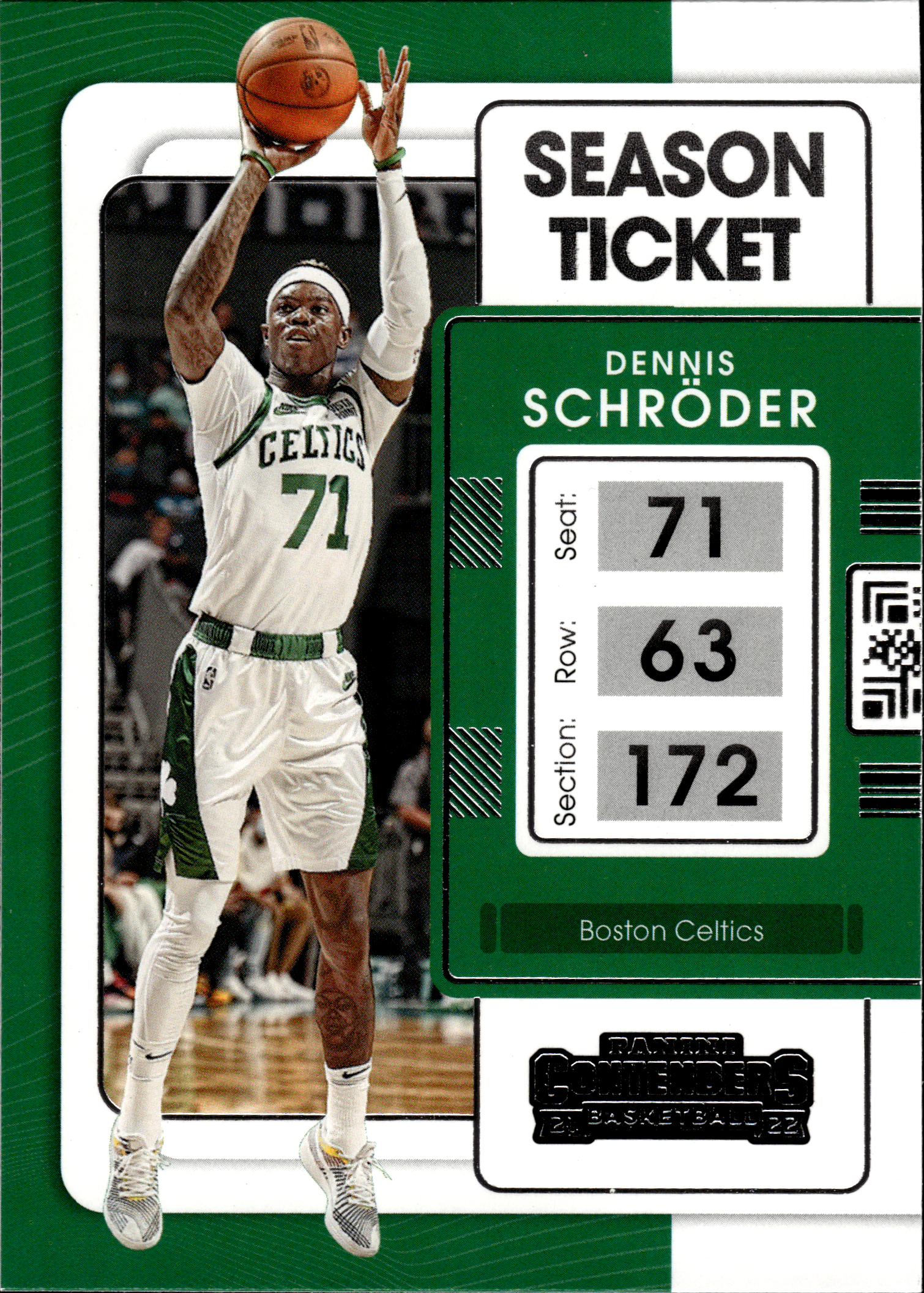 Dennis Schröder - Panini Contenders Season Ticket 2021-22, Nr. 54 (Art.-Nr. SG103707)