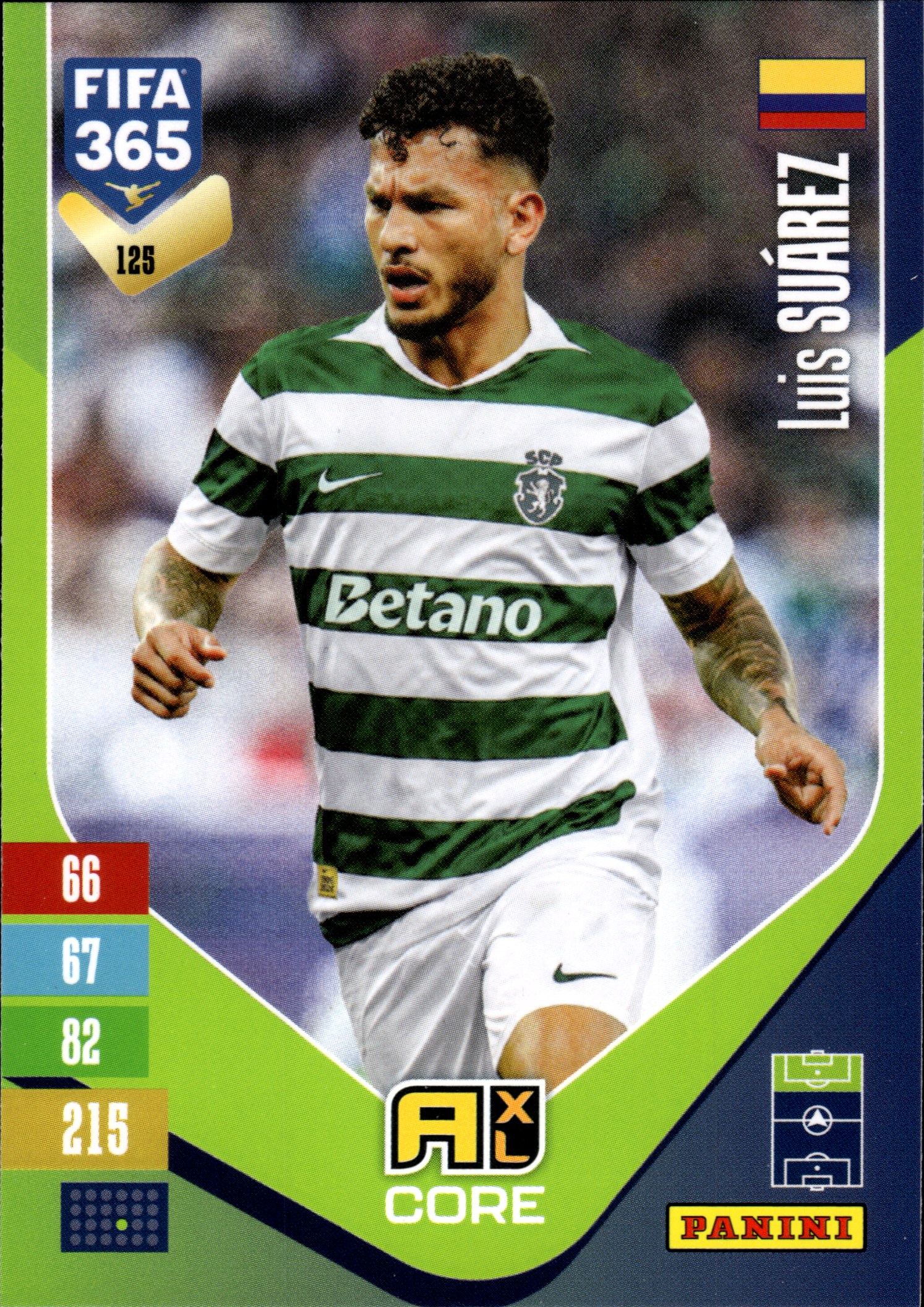 Luis Suárez - Panini Adrenalyn XL FIFA 365 Base Set 2026-27, Nr. 125 (Art.-Nr. SG110164)