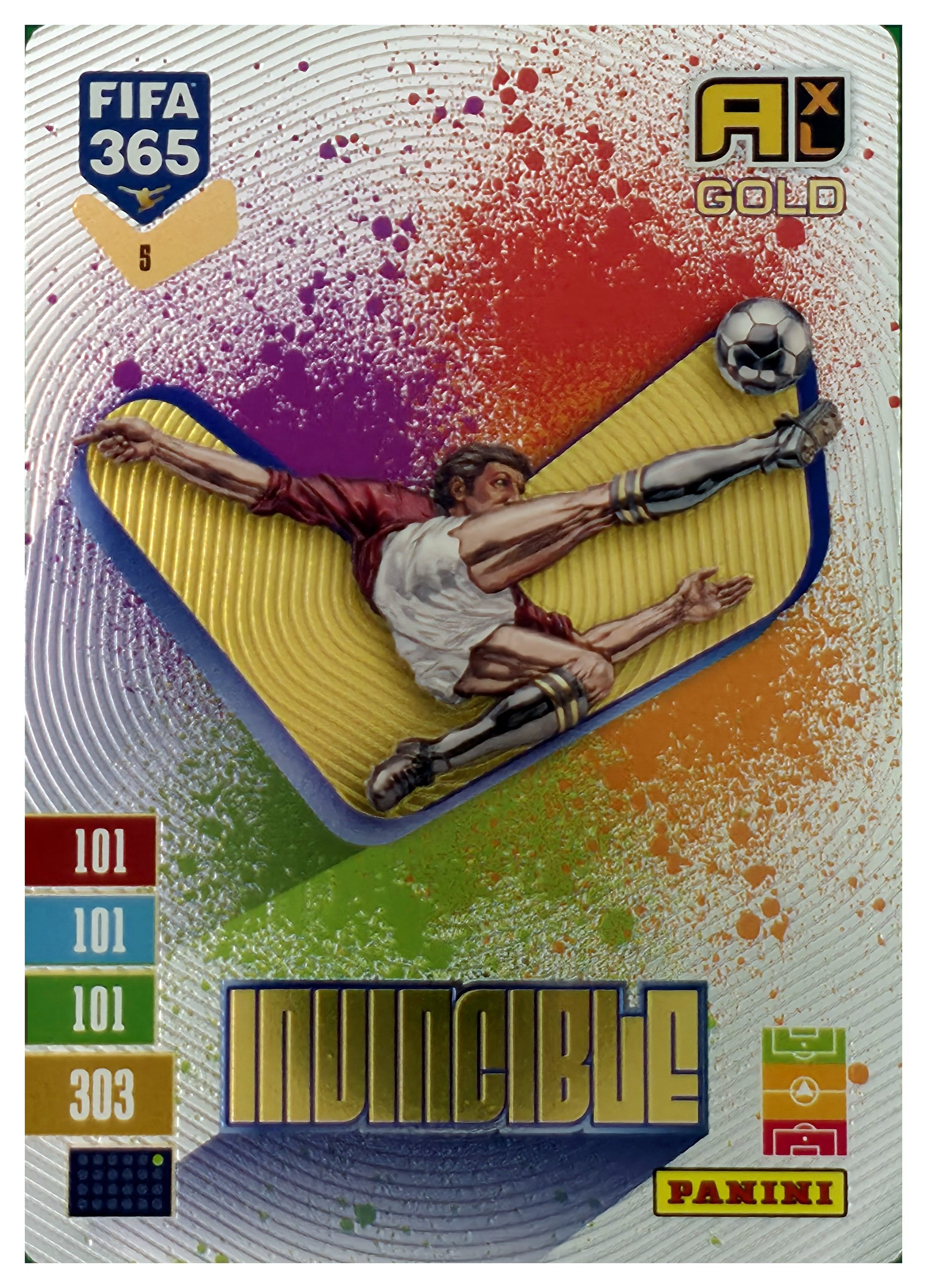 Invincible - Panini Adrenalyn XL FIFA 365 Golden Baller 2026-27, Nr. 5 – Insert (Art.-Nr. SG110397)