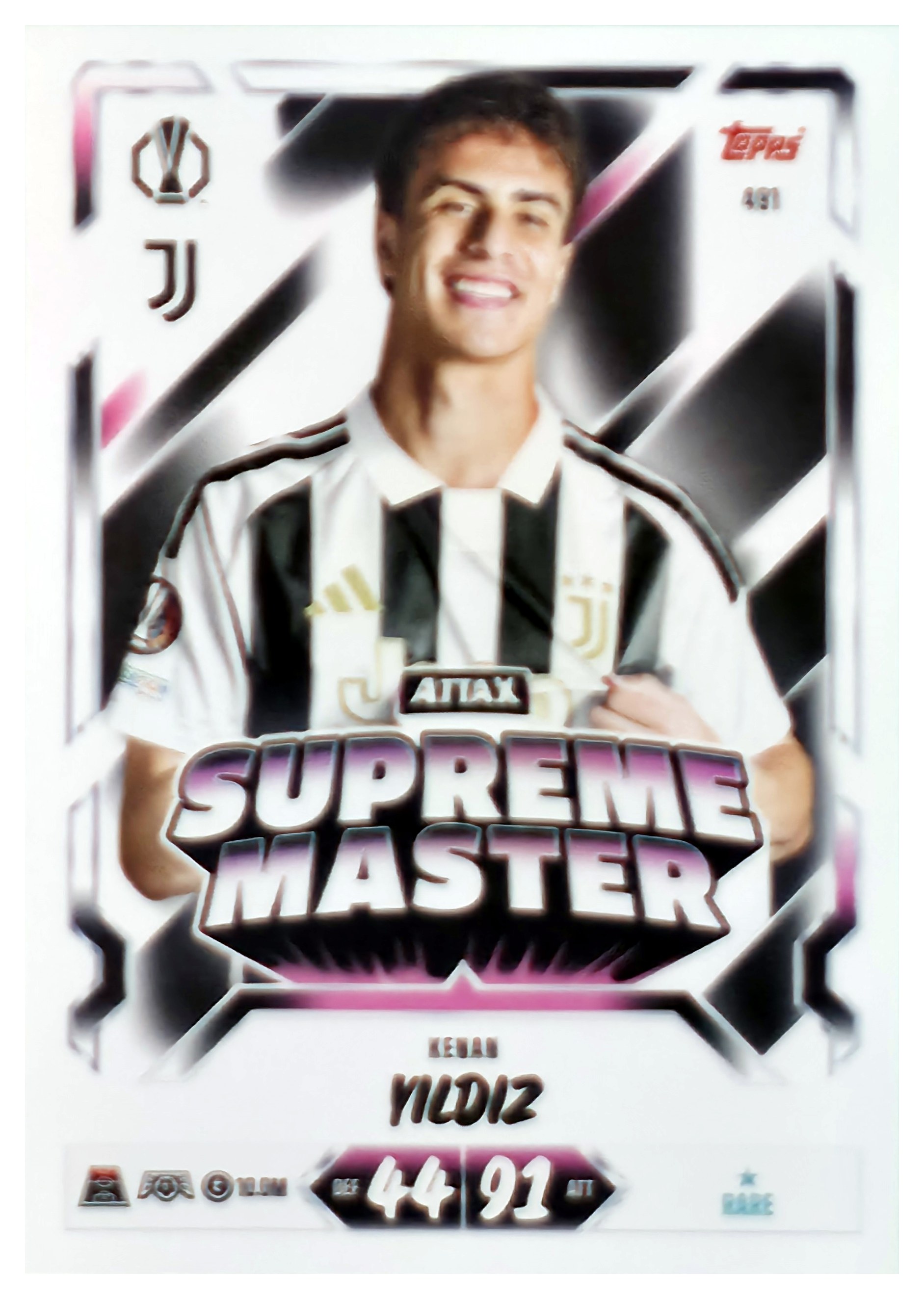 Kenan Yildiz - Topps Match Attax UEFA Club Competitions Attax Supreme Master 2026-27, Nr. 491 (Art.-Nr. SG107674)